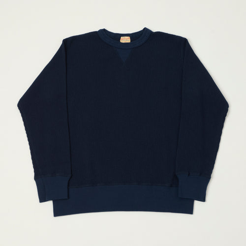 Whitesville Long Sleeve Thermal T-Shirt - Navy