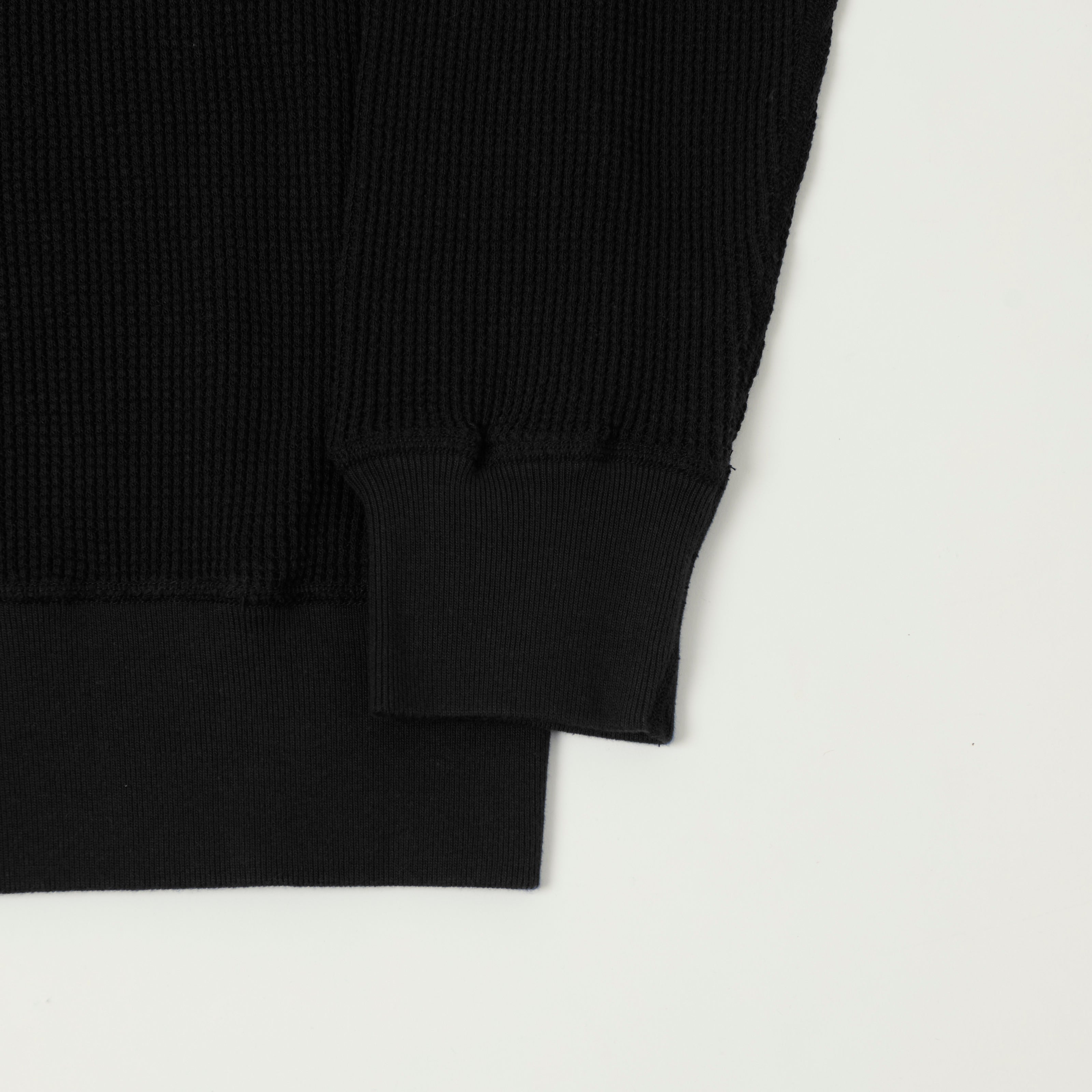 Whitesville Long Sleeve Thermal T-Shirt - Black