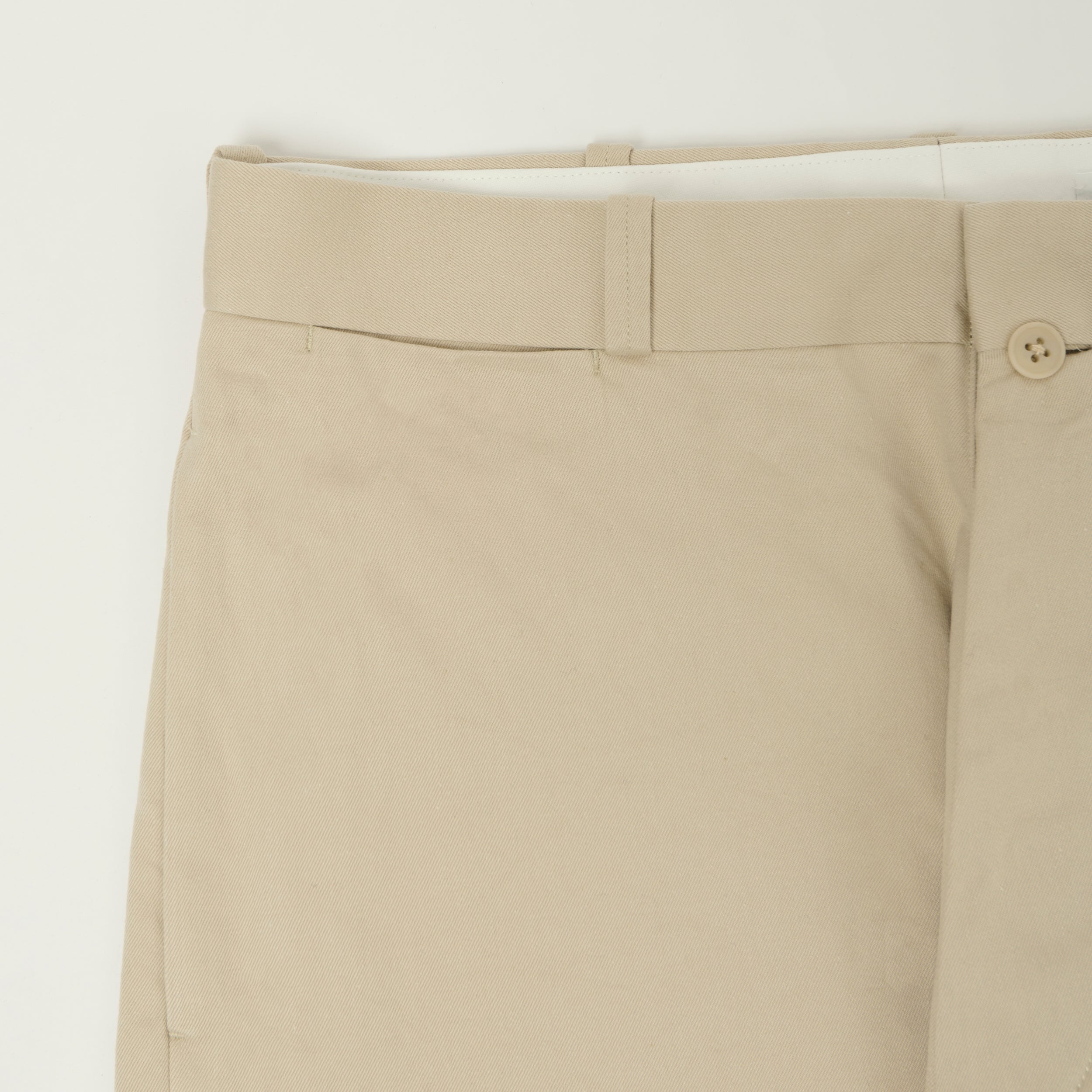 YAECA Wide Leg Classic Chino - Beige