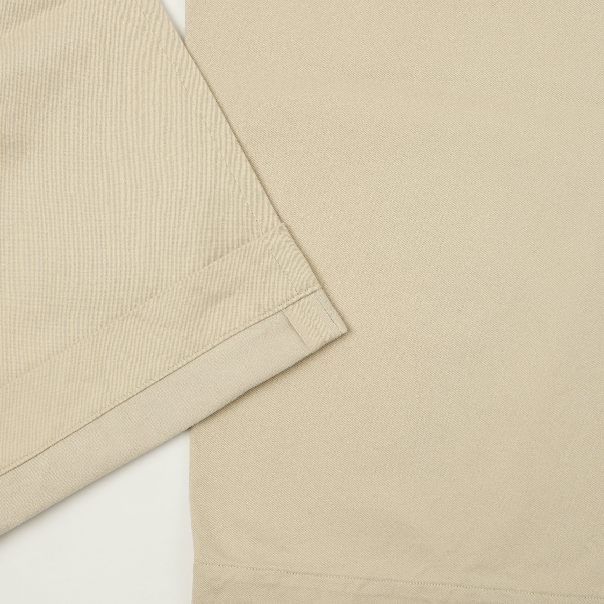 YAECA Wide Leg Classic Chino - Beige