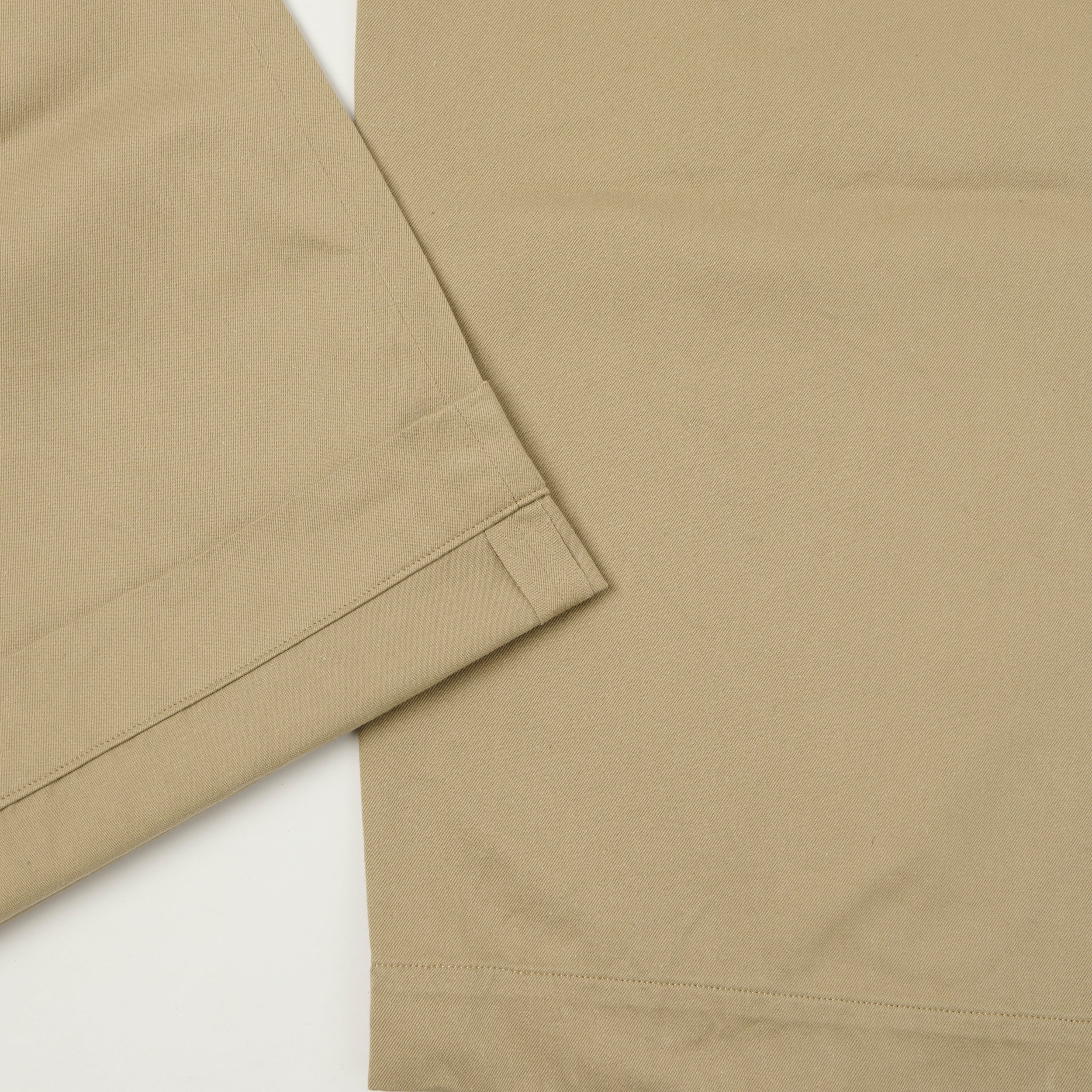 YAECA Wide Leg Classic Chino - Khaki
