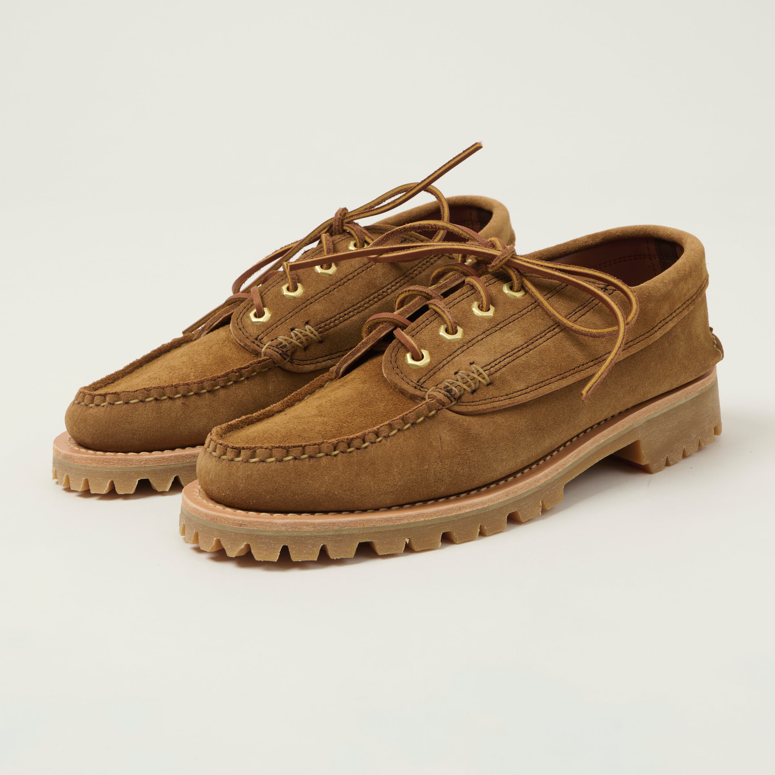 Yuketen Angler Moc w/ Lug Sole - FO G Brown