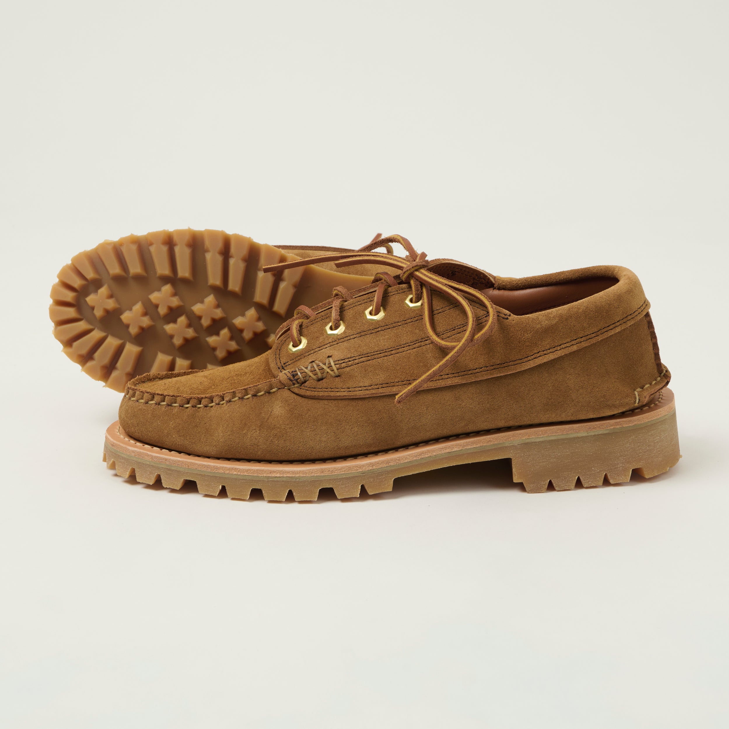 Yuketen Angler Moc w/ Lug Sole - FO G Brown