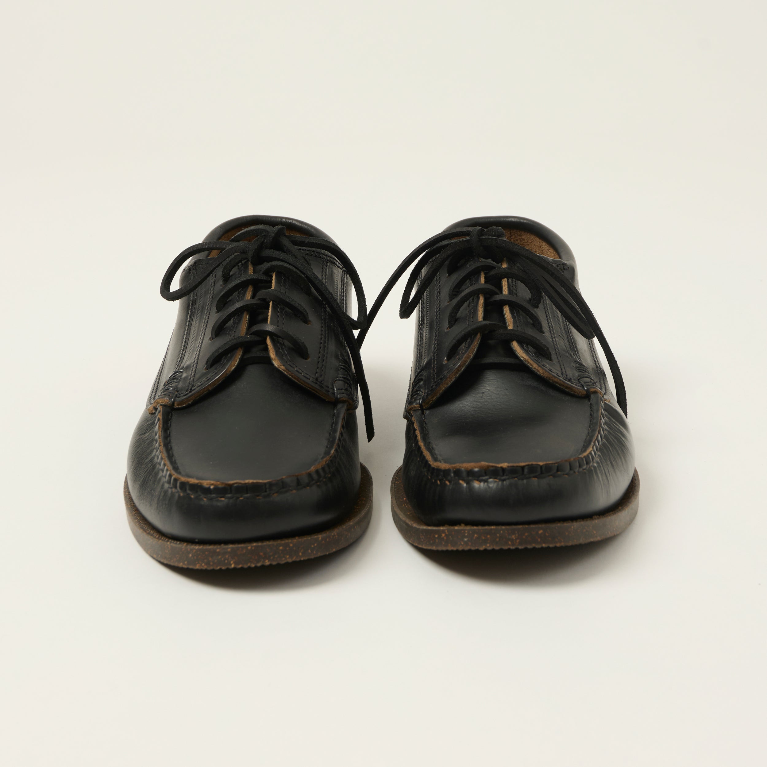 Yuketen Angler Moc Toe w/ Camp Sole - Grizzly Black