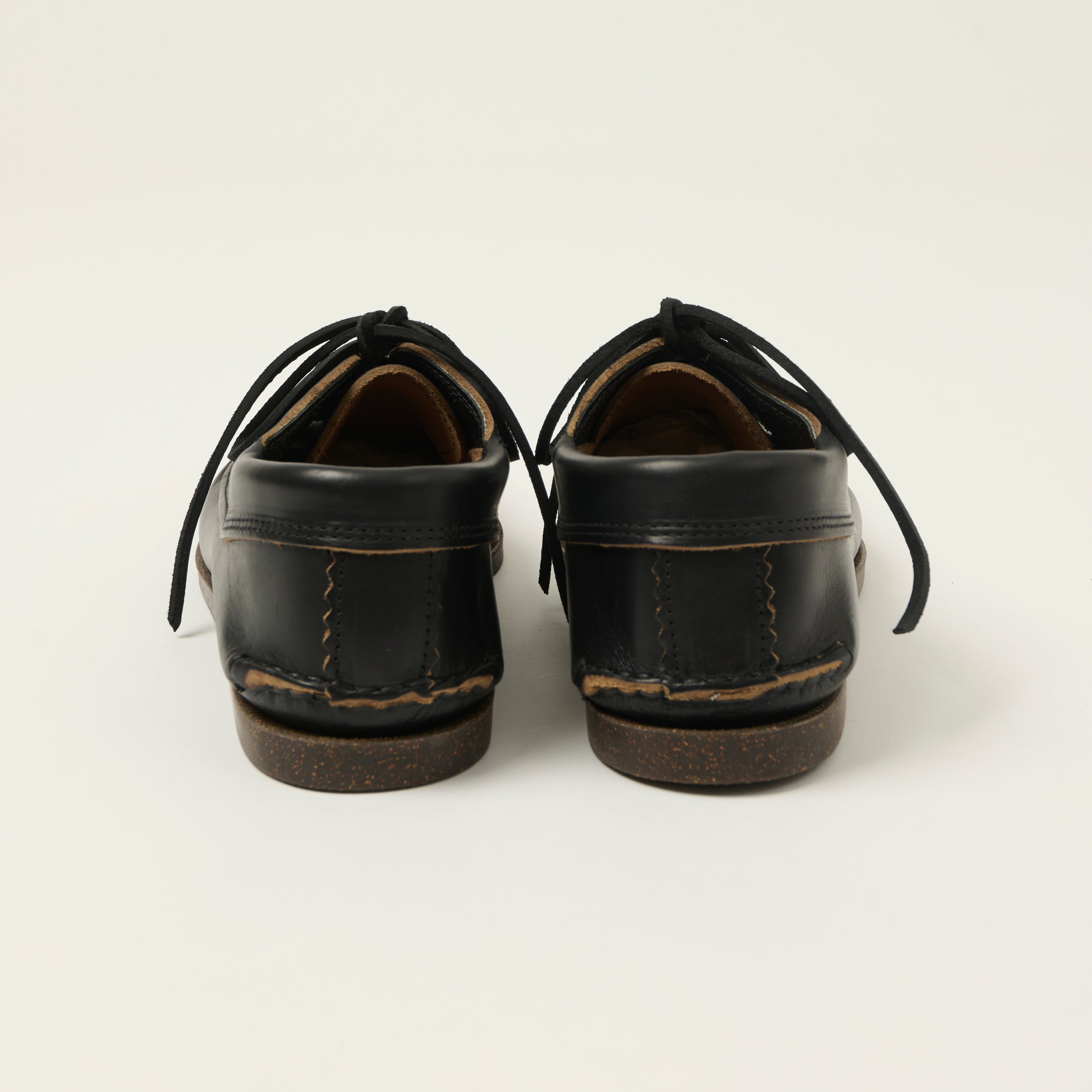 Yuketen Angler Moc Toe w/ Camp Sole - Grizzly Black