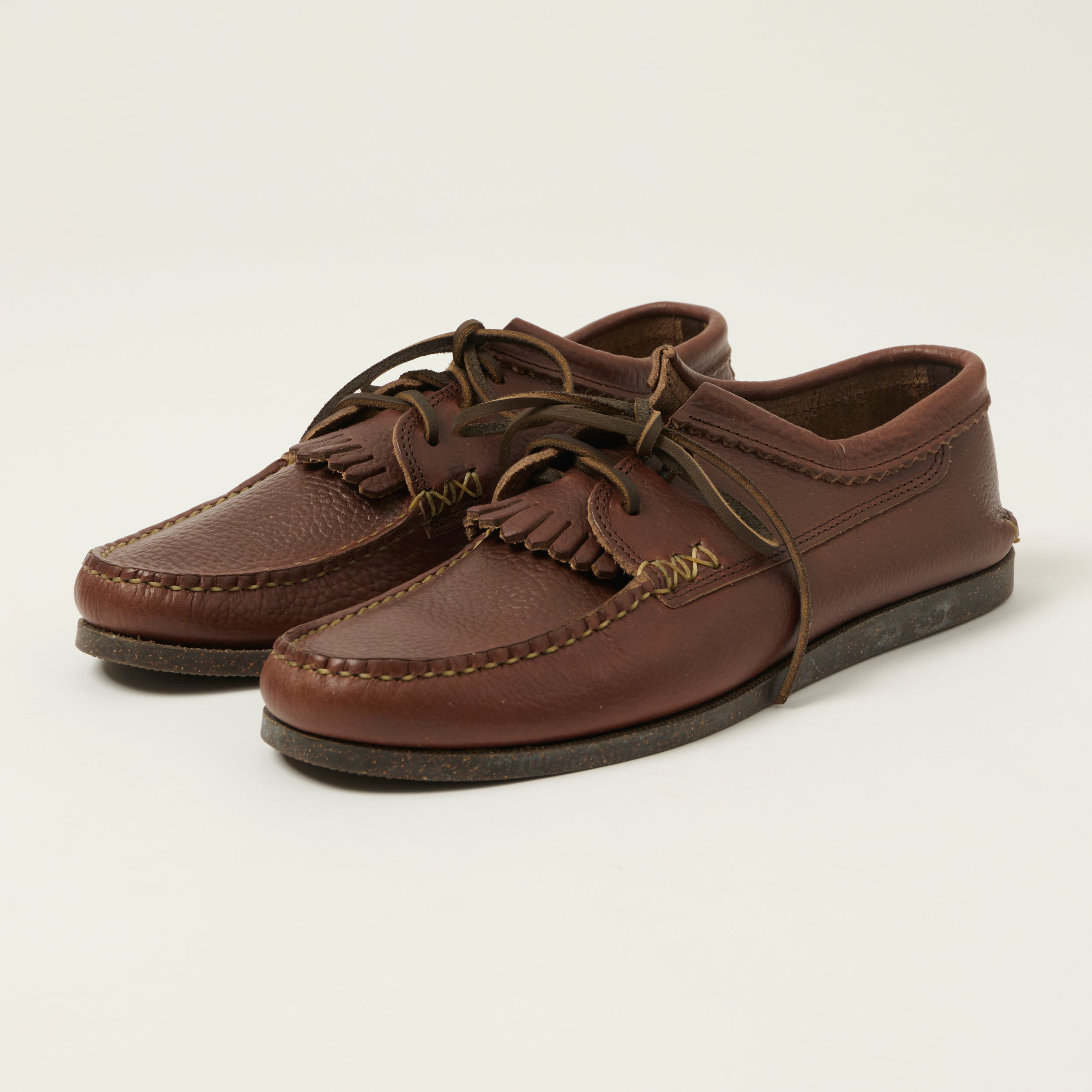 Yuketen Blucher w/ Kiltie Camp Sole - Grizzly Brown