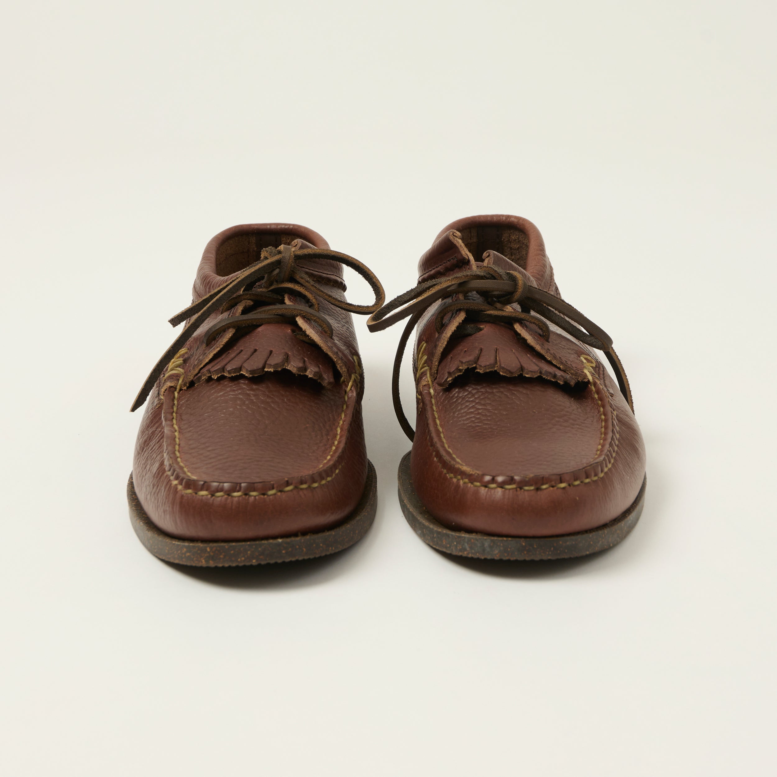 Yuketen Blucher w/ Kiltie Camp Sole - Grizzly Brown
