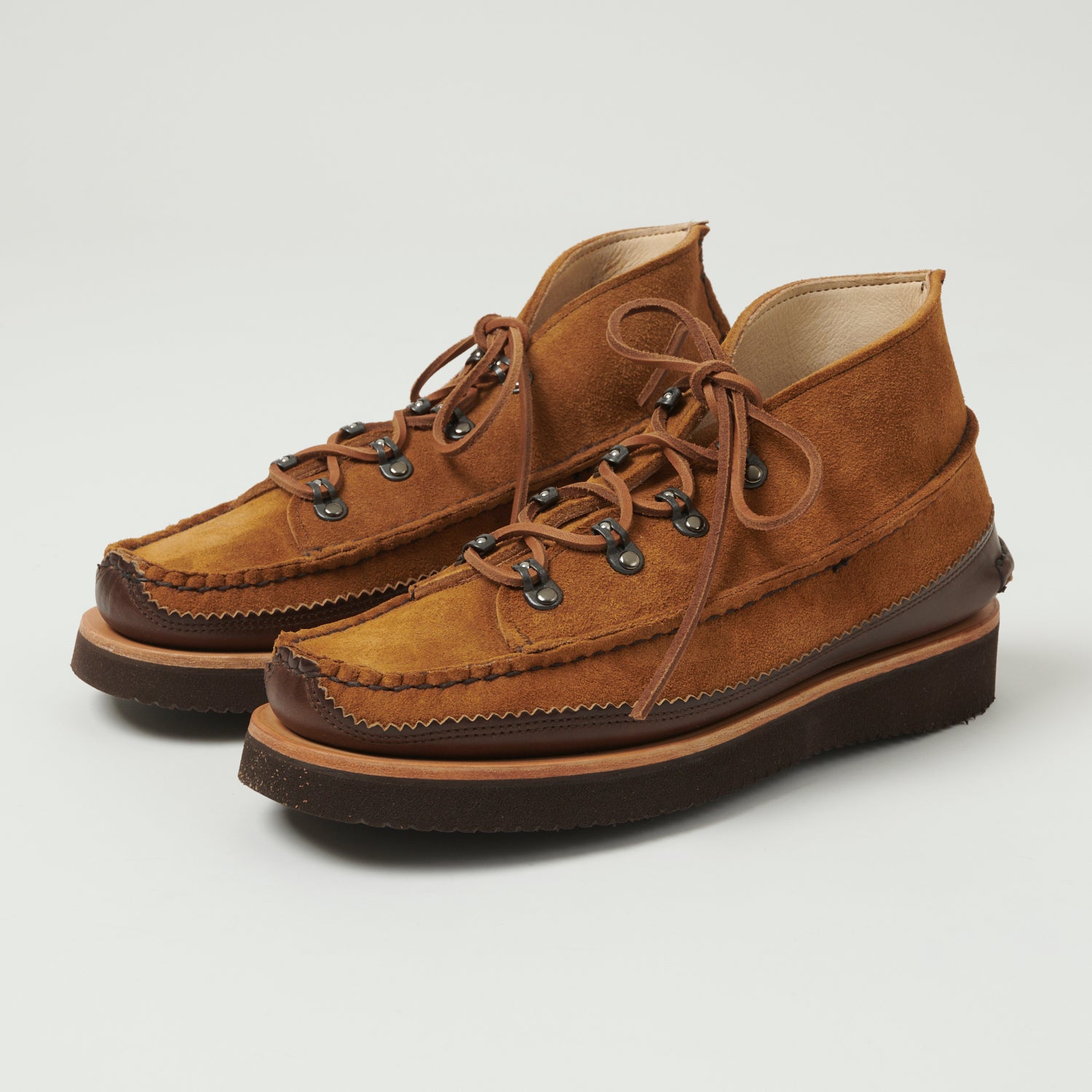 Yuketen Handsewn Tokyo DB Chukka w/21 Boot - FO G Brown x G Brown