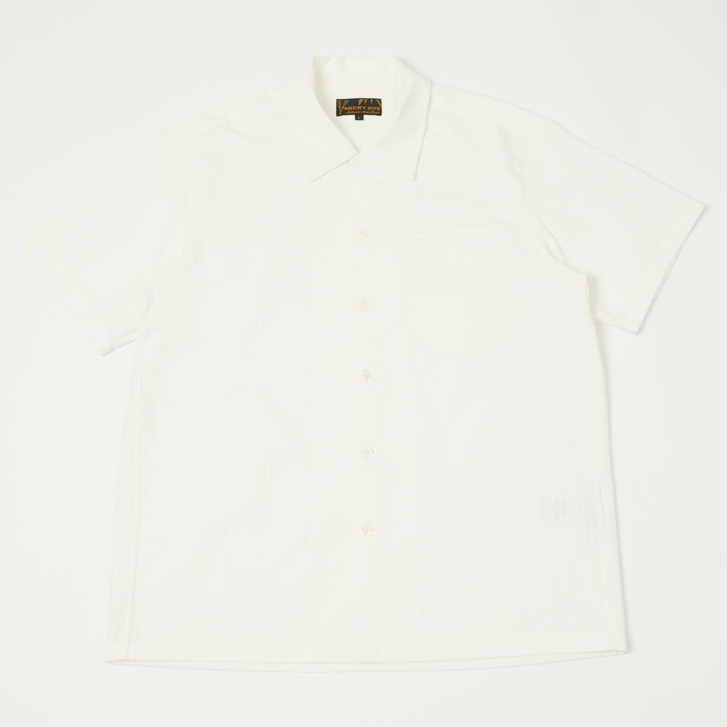 Micky Oye Panama Shirt - White