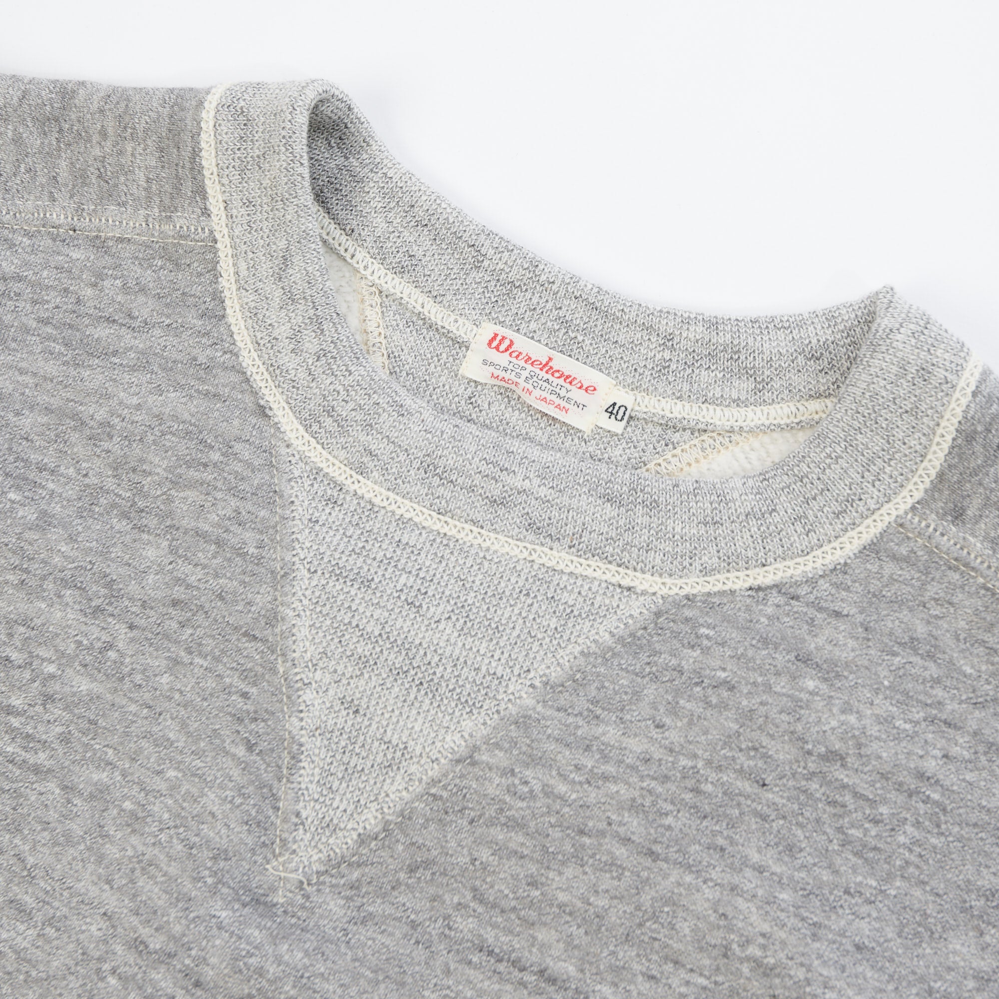 Warehouse & Co 404 Freedom Sleeve Sweatshirt - Heather Grey