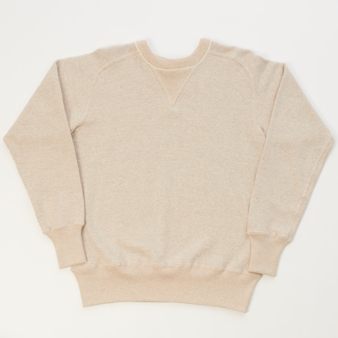 Warehouse & Co 404 Freedom Sleeve Sweatshirt - Oatmeal