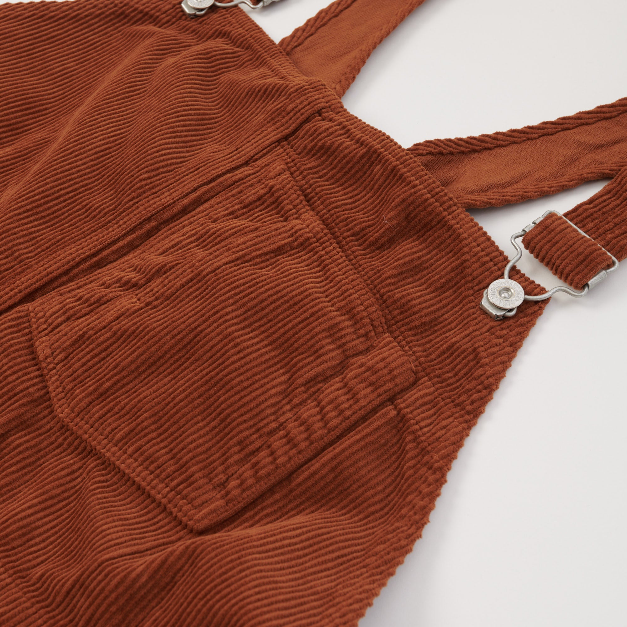 Spellbound Heavy Corduroy Overalls - Brick