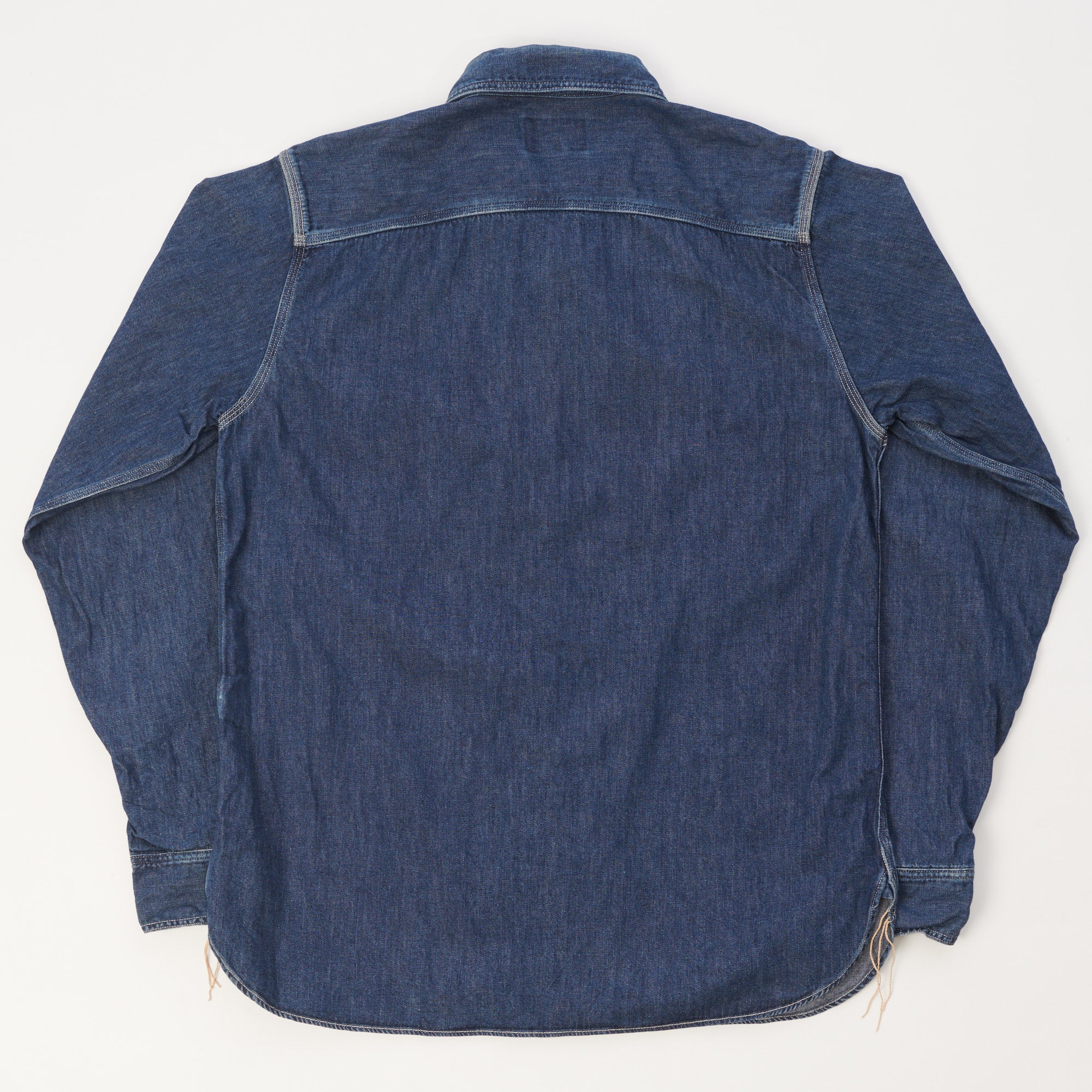 Spellbound Denim Work Shirt - Mid Wash