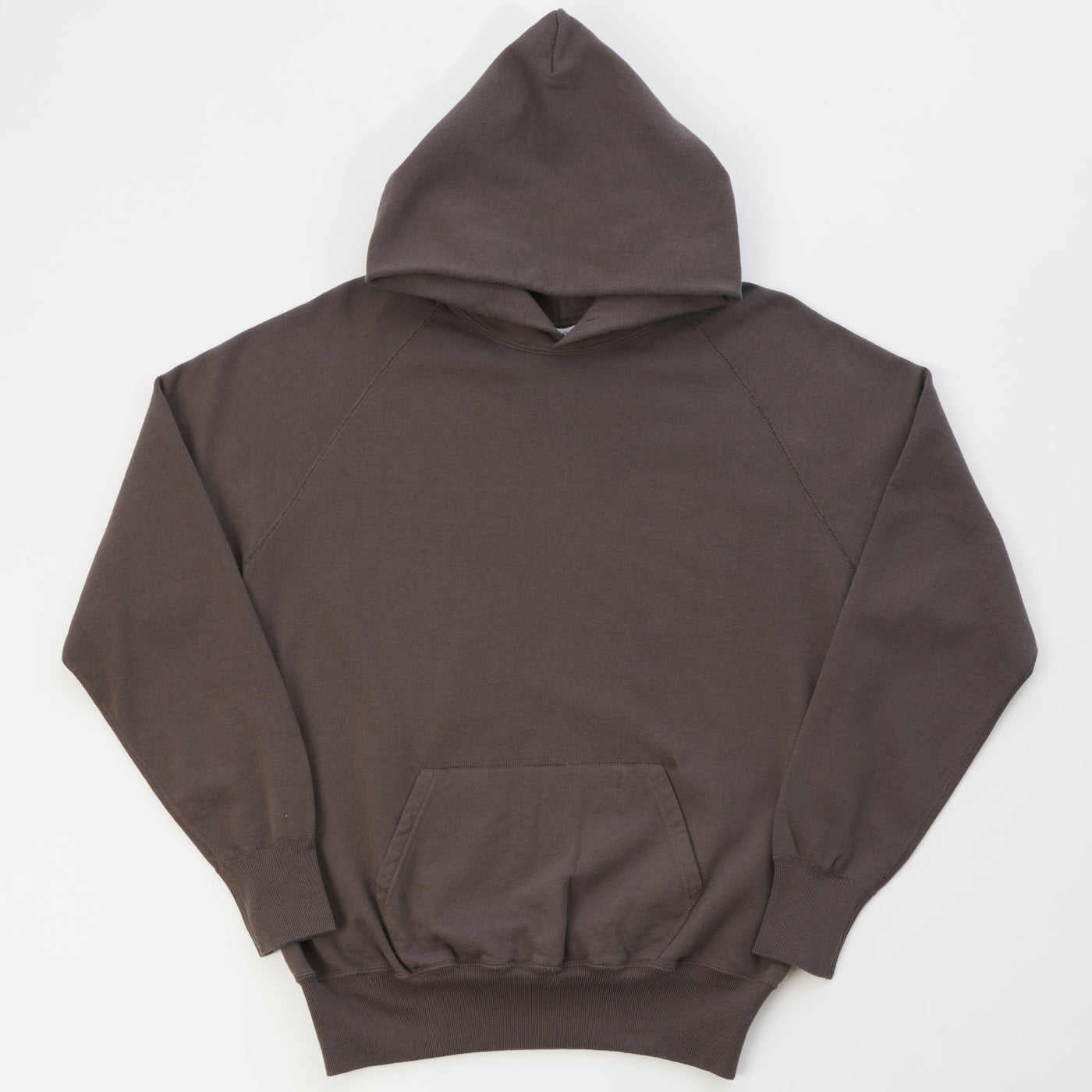 Warehouse & Co 462 Raglan Sleeve Hooded Sweatshirt - Charcoal