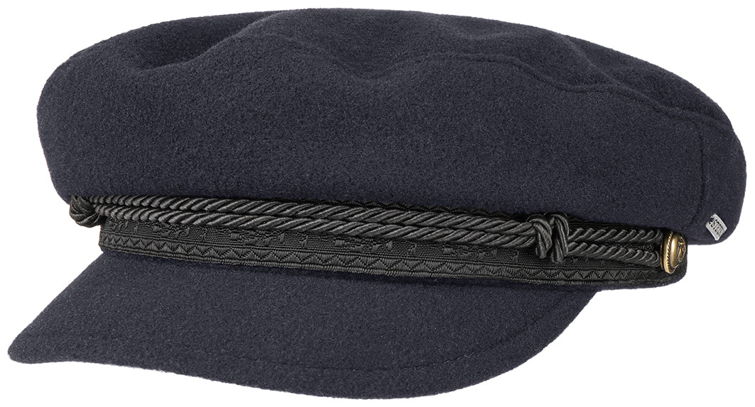 Stetson Cashmere Riders Cap - Navy