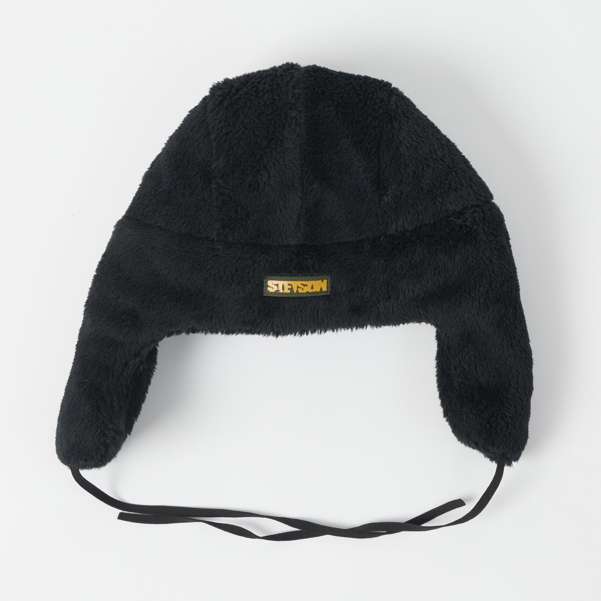 Stetson Fleece Bomber Cap - Black