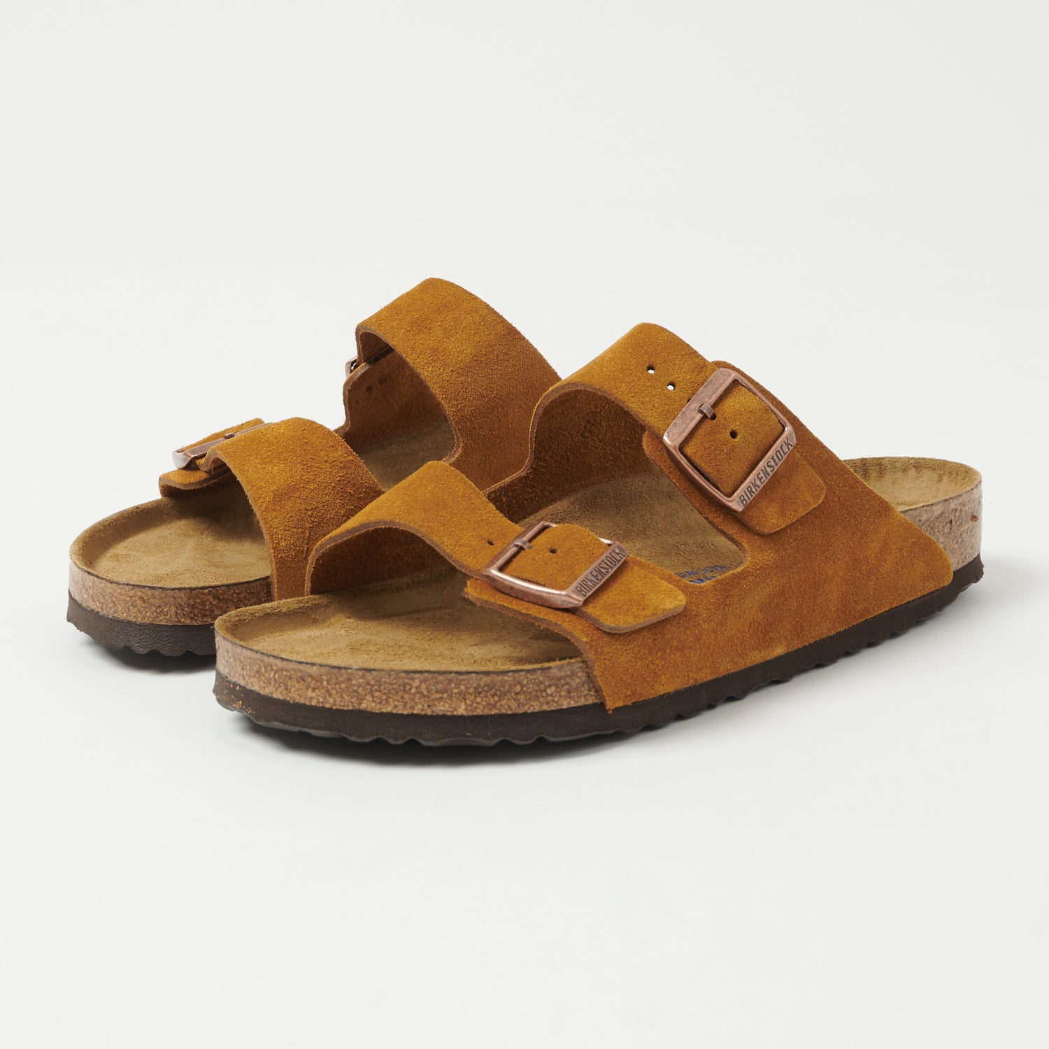 Birkenstock Arizona Suede Leather Sandal - Mink