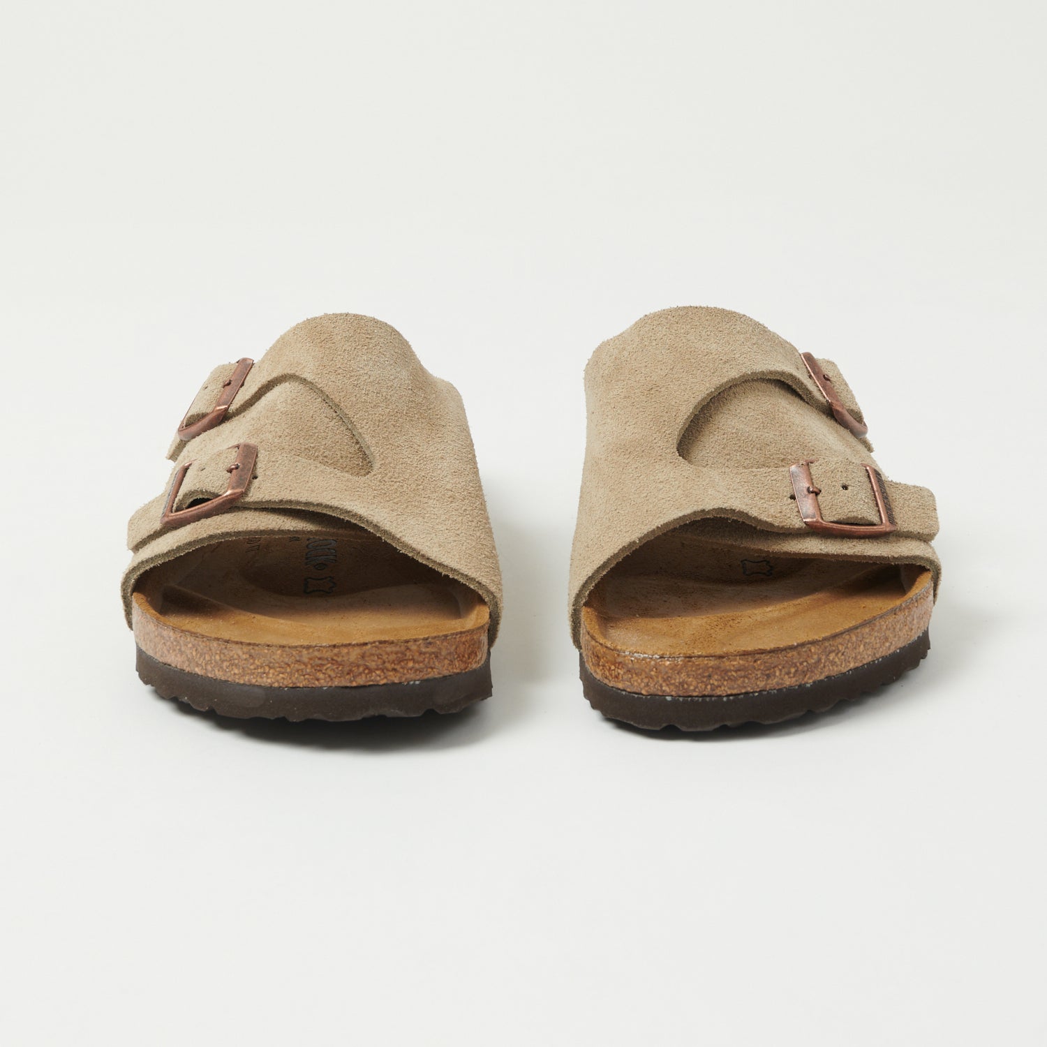 Birkenstock Zürich Suede Leather Sandal - Taupe