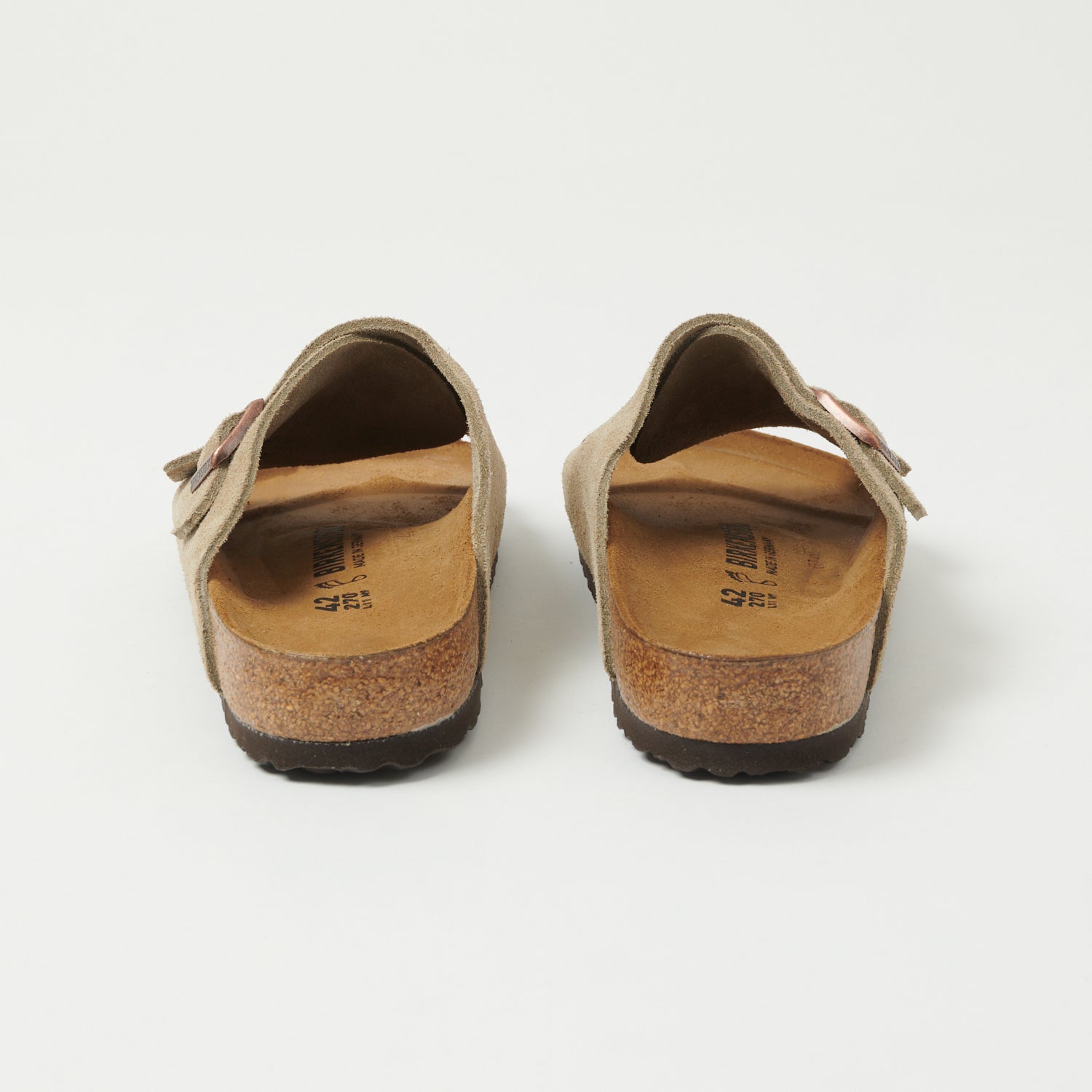 Birkenstock Zürich Suede Leather Sandal - Taupe