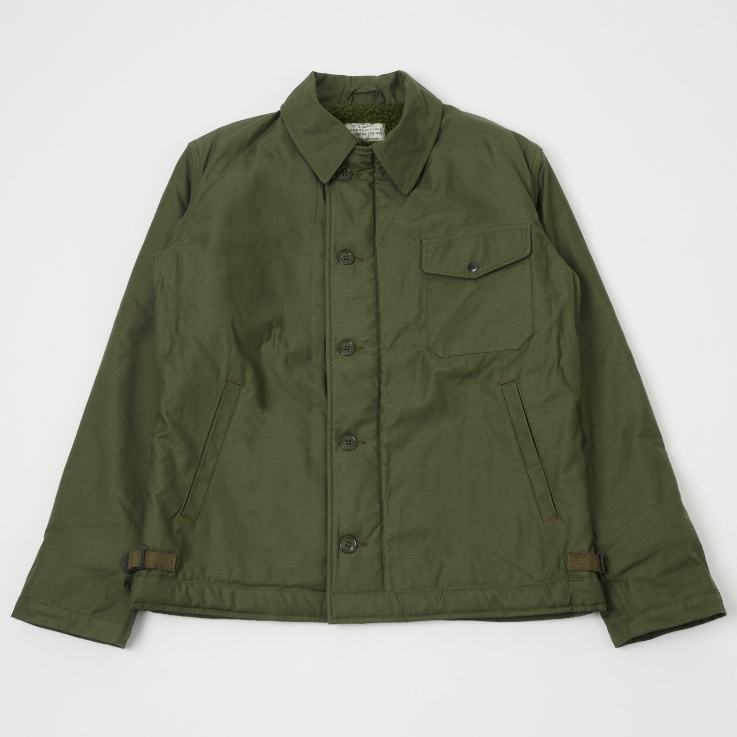 Buzz Rickson's U.S. Navy A-2 Cold Weather Deck Jacket - Olive