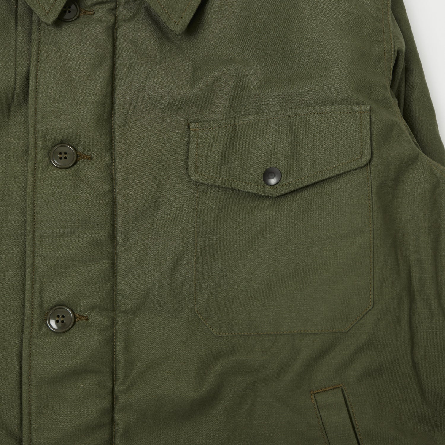 Buzz Rickson's U.S. Navy A-2 Cold Weather Deck Jacket - Olive