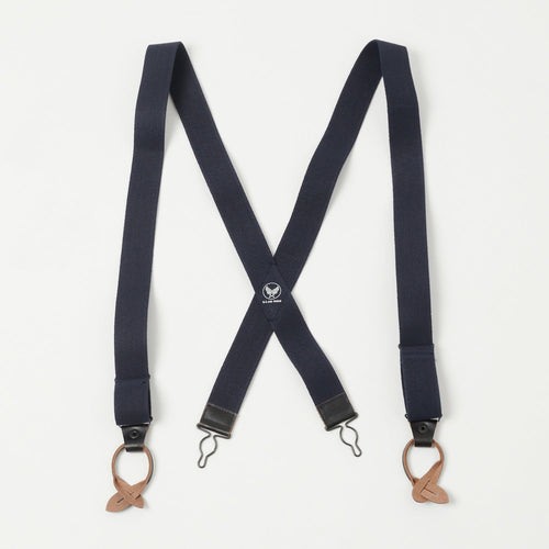 Buzz Rickson's A-11 Trouser Suspenders - Navy