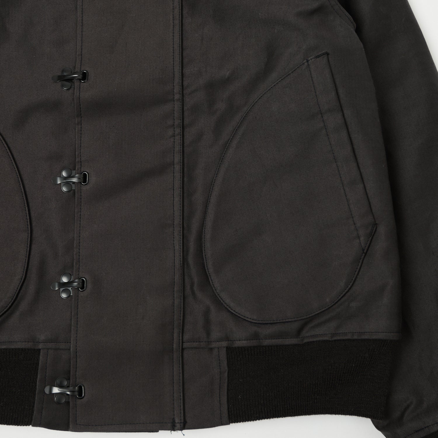 Buzz Rickson's x William Gibson U.S. Navy Hook Deck Jacket - Black