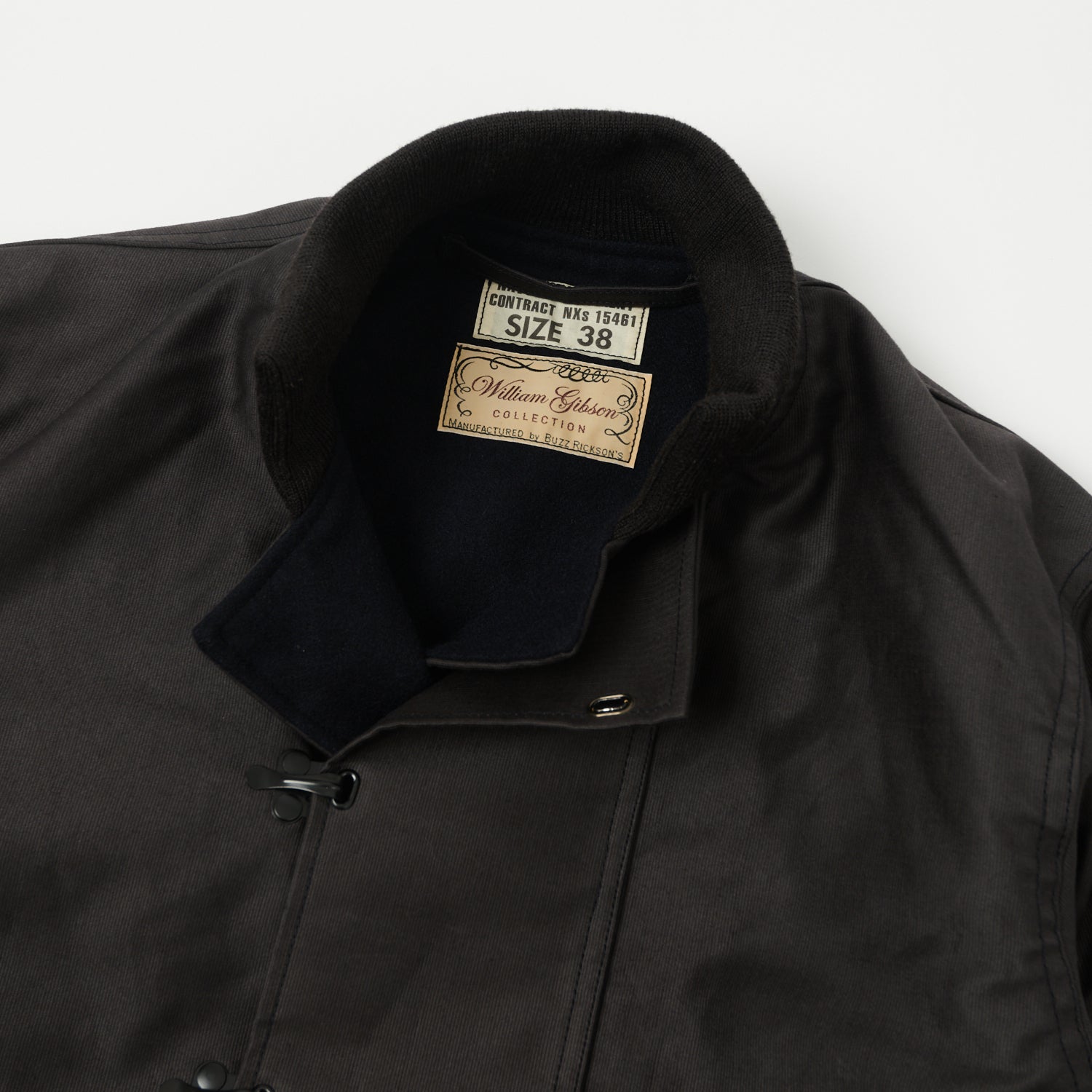 Buzz Rickson's x William Gibson U.S. Navy Hook Deck Jacket - Black