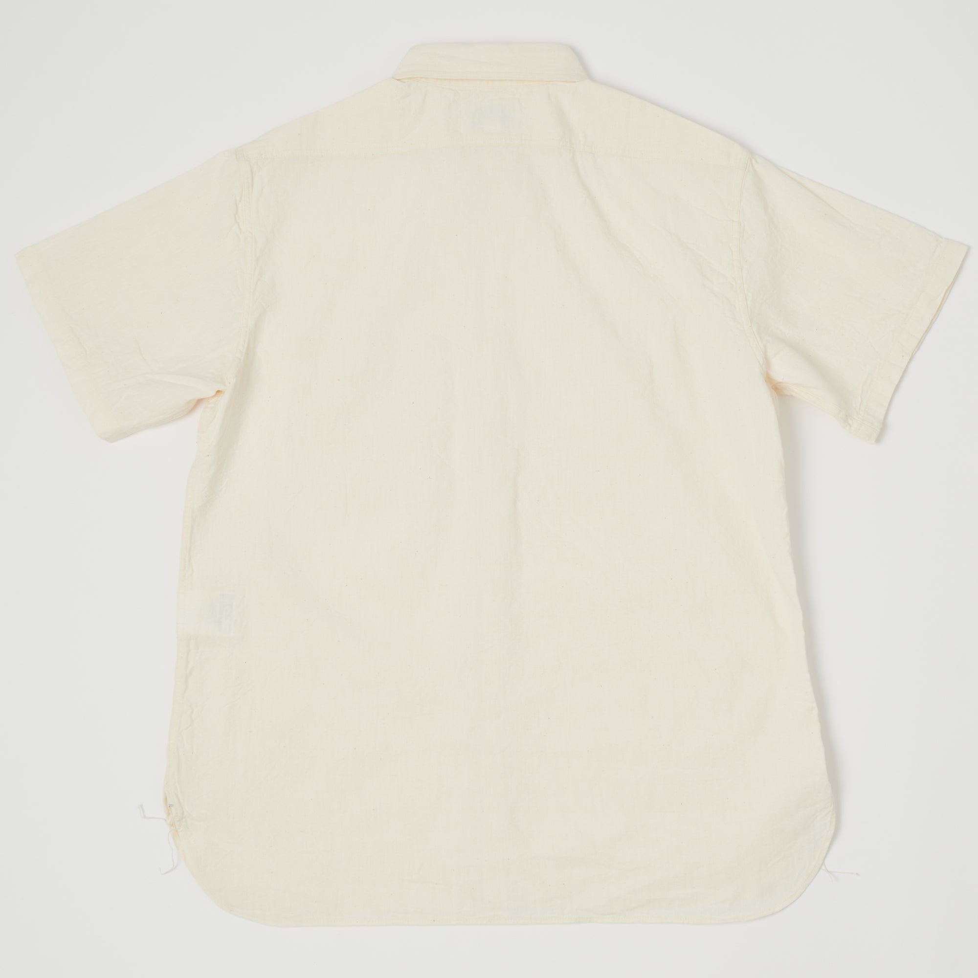 Buzz Rickson's Short Sleeve Chambray Shirt - White