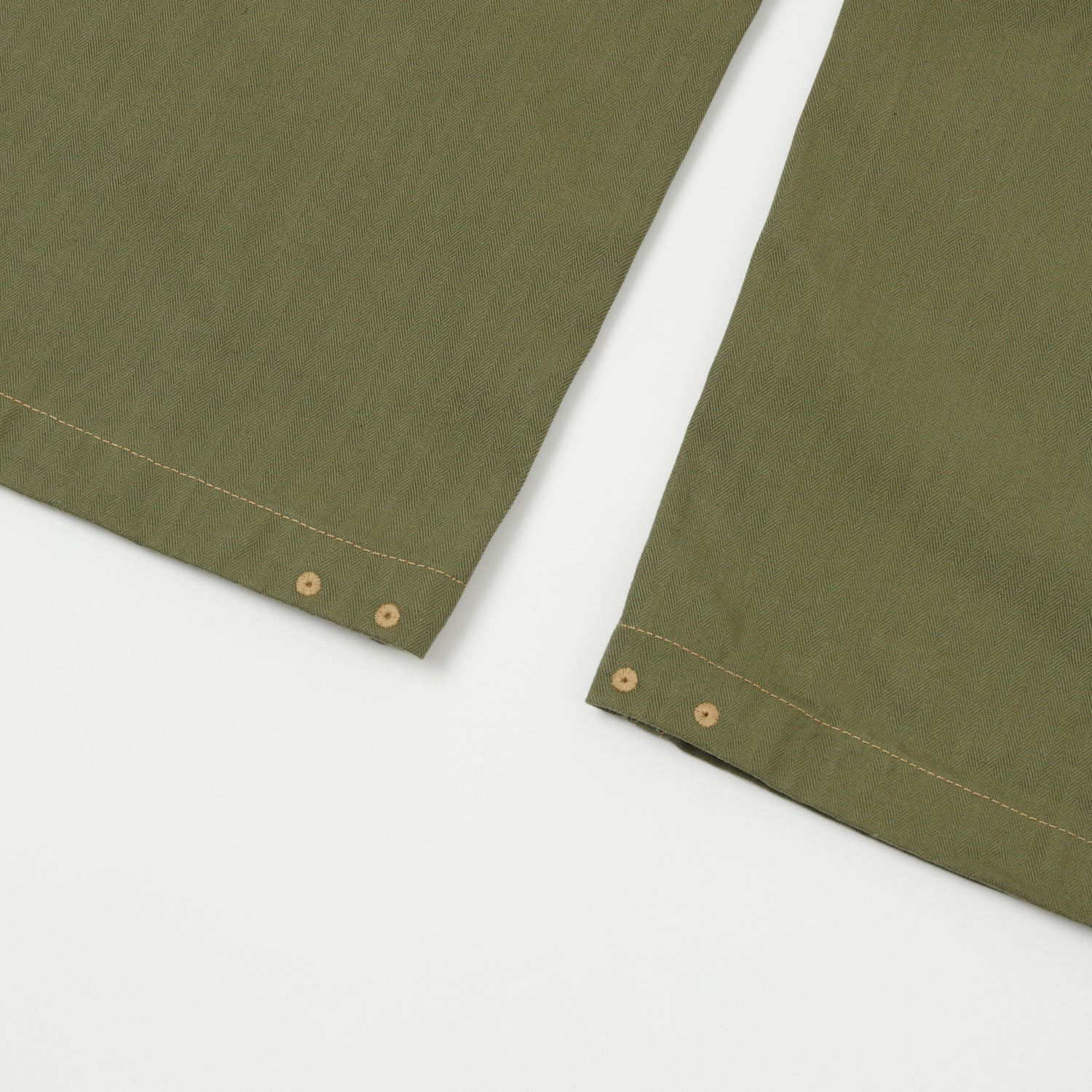 Buzz Rickson's U.S. Marine Corps P44 Herringbone 'Monkey Pants' - Olive