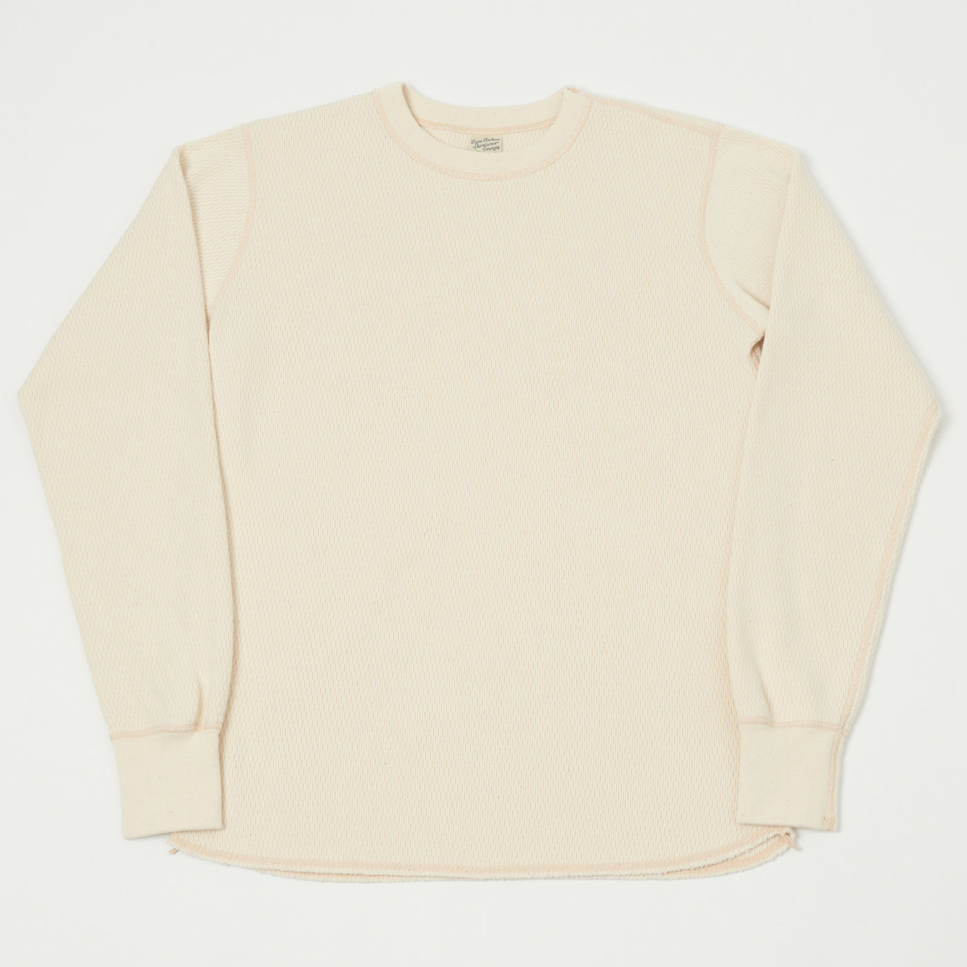 Buzz Rickson's Long Sleeve Thermal T-Shirt - Natural