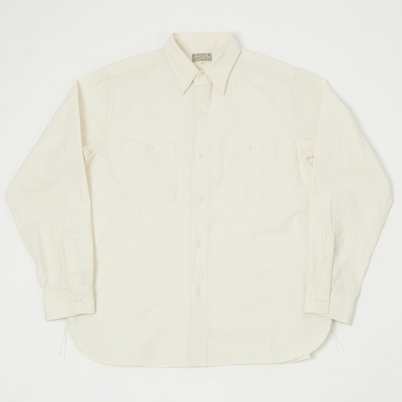 Buzz Rickson's Chambray Work Shirt - White
