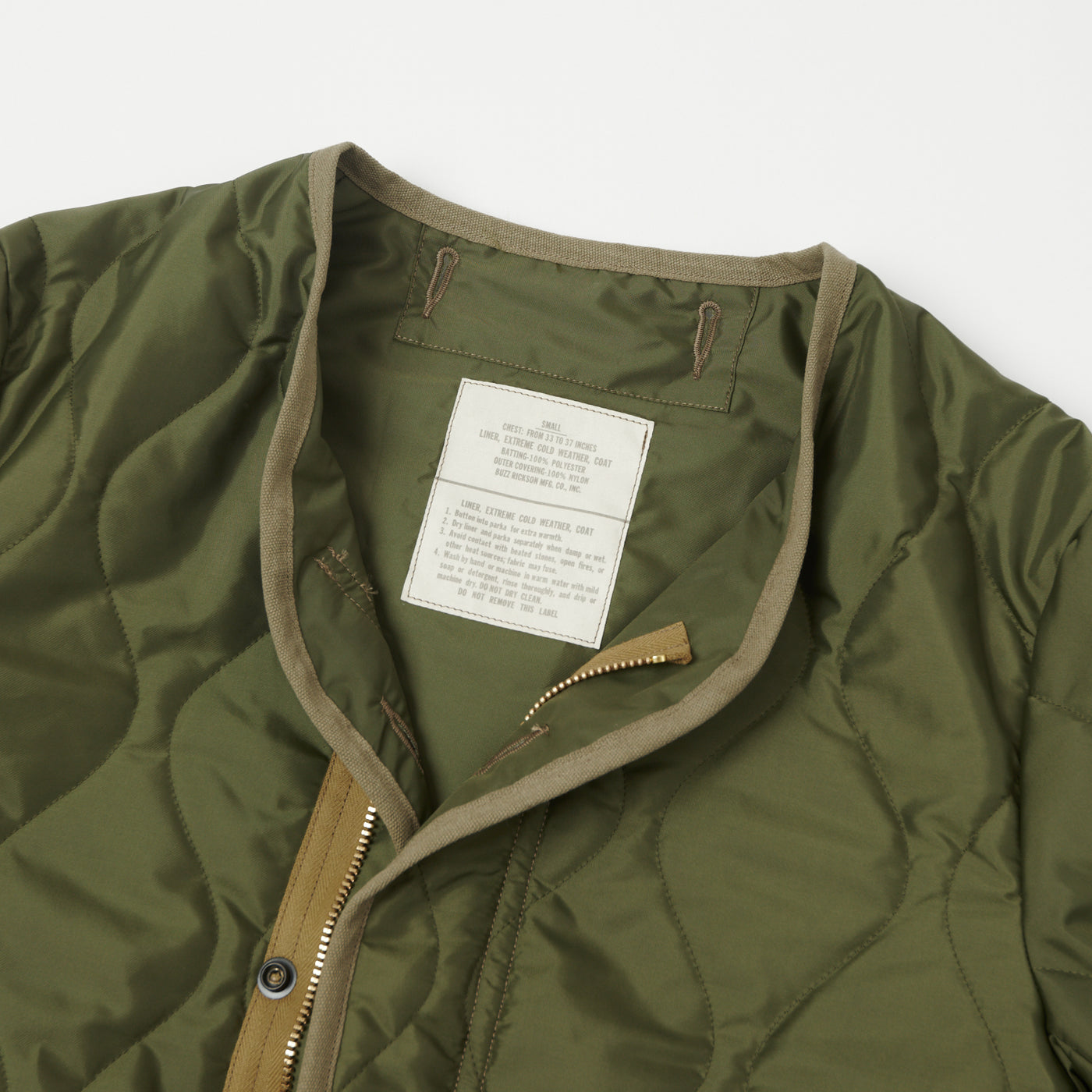 Buzz Rickson's U.S. Army M-65 Liner Jacket - Olive