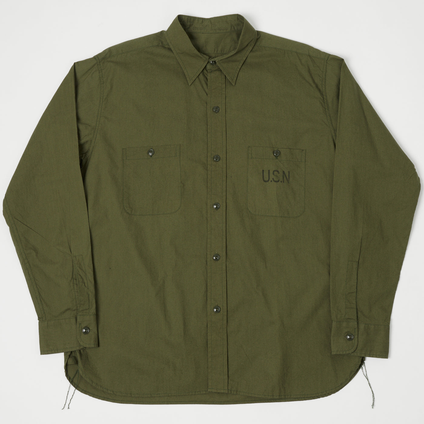 Buzz Rickson's U.S. Navy N-3 Utility Work Shirt - Olive