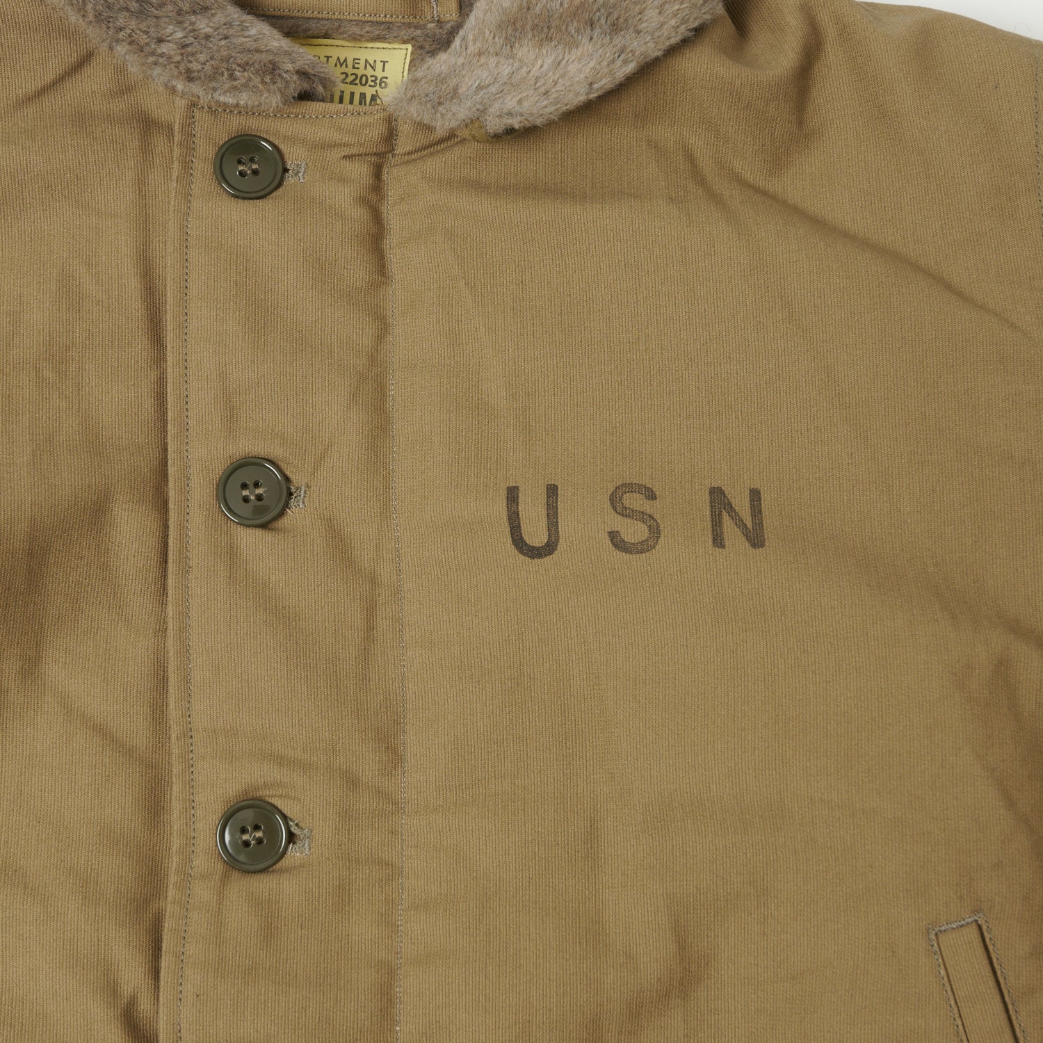 Buzz Rickson's U.S. Navy N-1 Deck Jacket - Khaki