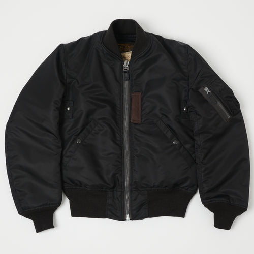 Buzz Rickson's x William Gibson MA-1 Flight Jacket 'Regular' - Black