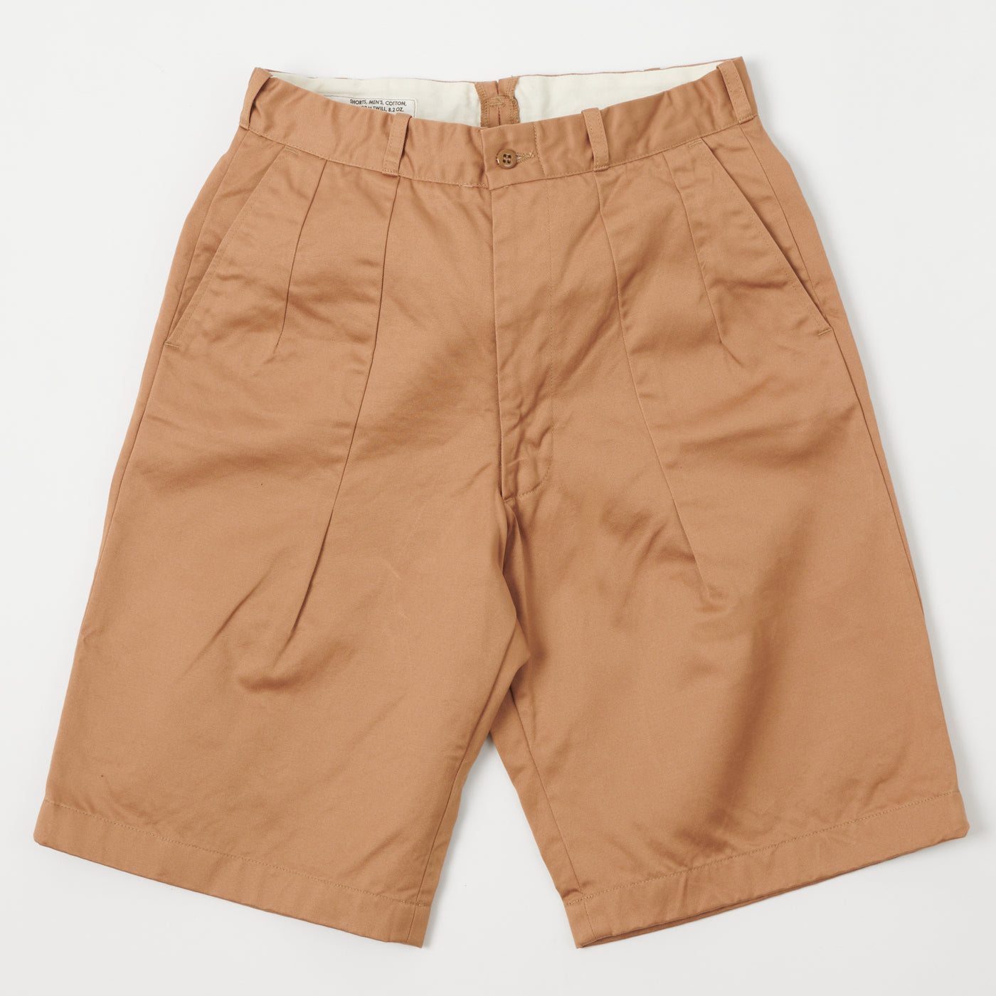 Buzz Rickson's 'Uniform Twill' 8.2oz Chino Short - Khaki