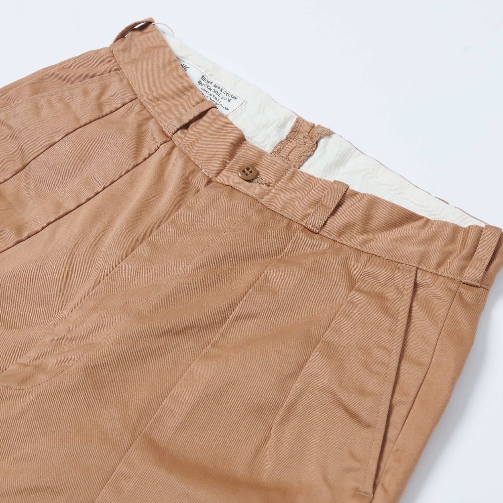 Buzz Rickson's 'Uniform Twill' 8.2oz Chino Short - Khaki
