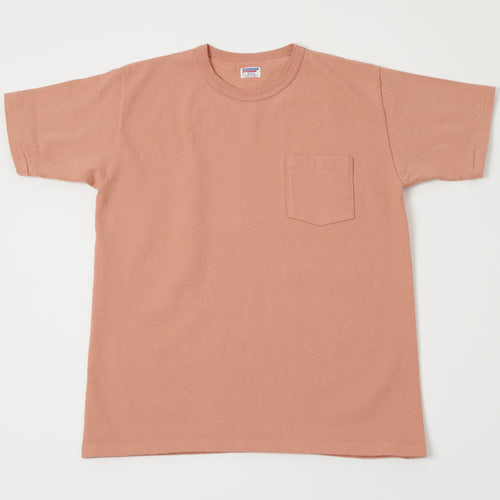 Dubbleworks Heavy Fabric Pocket Tee - Salmon