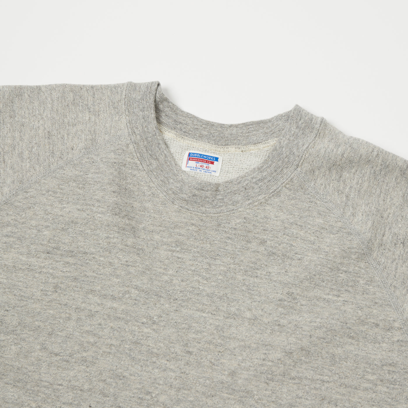 Dubbleworks Cut Off Sleeve Sweatshirt - Heather Grey