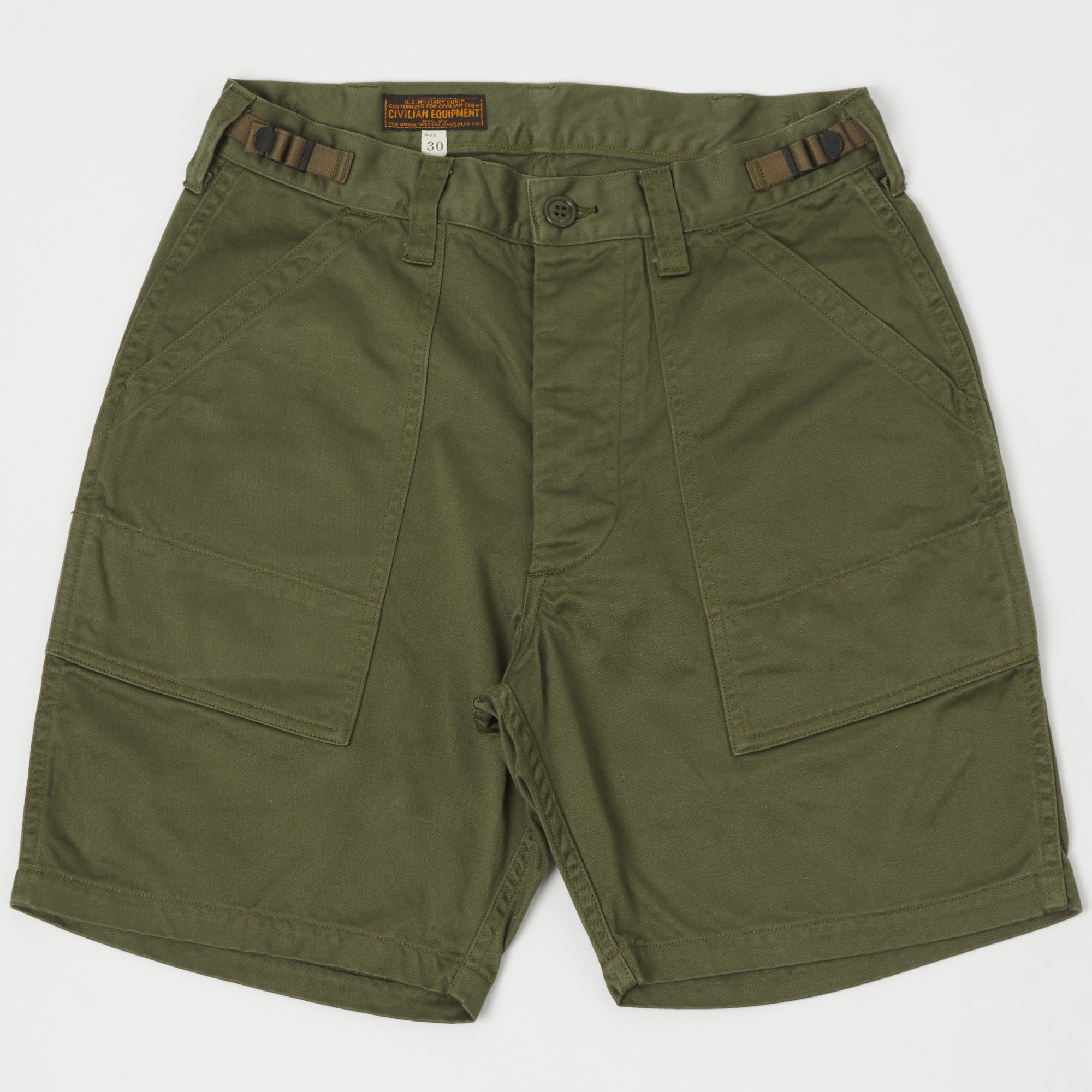 Freewheelers & Co U.S. Army 'Sidewinder' Military Short - Olive