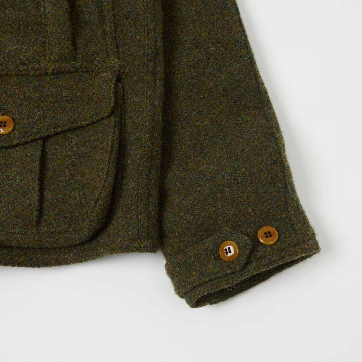 Freewheelers & Co Great Lakes 'Grizzly' Jacket - Grained Olive