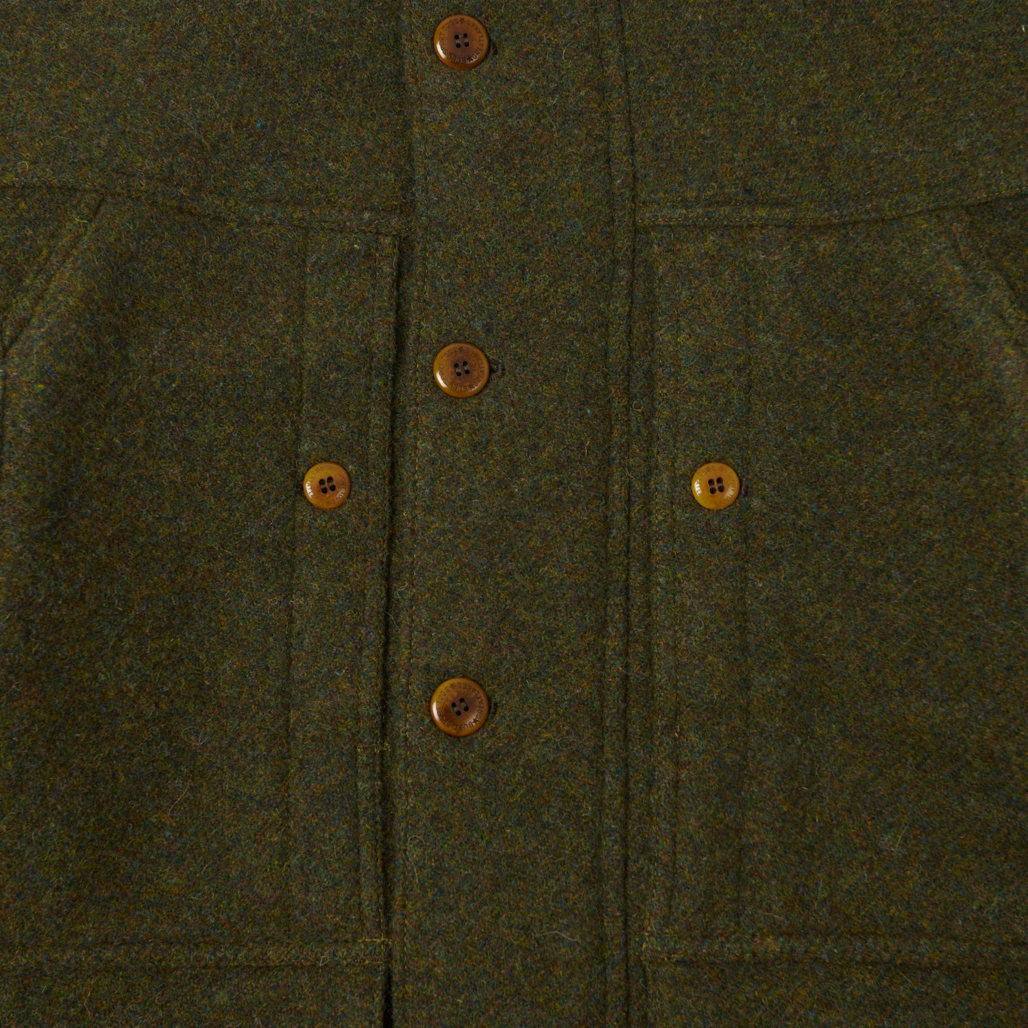 Freewheelers & Co Great Lakes 'Grizzly' Jacket - Grained Olive