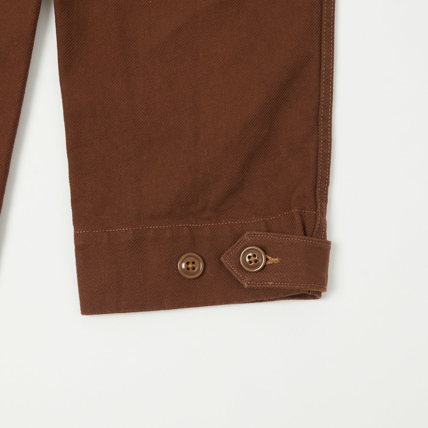 Freewheelers & Co Union Special Overalls  'Aviators' Trouser - Red Brown