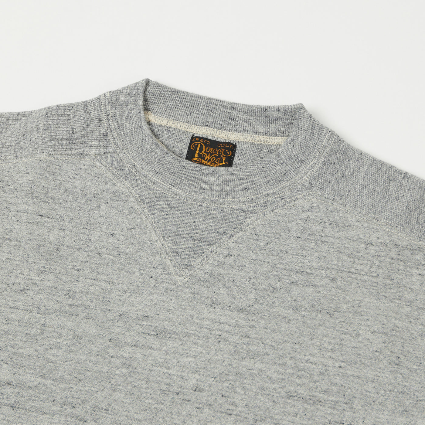 Freewheelers & Co Power Wear Heavyweight Athletic Sweatshirt - Mix Grey