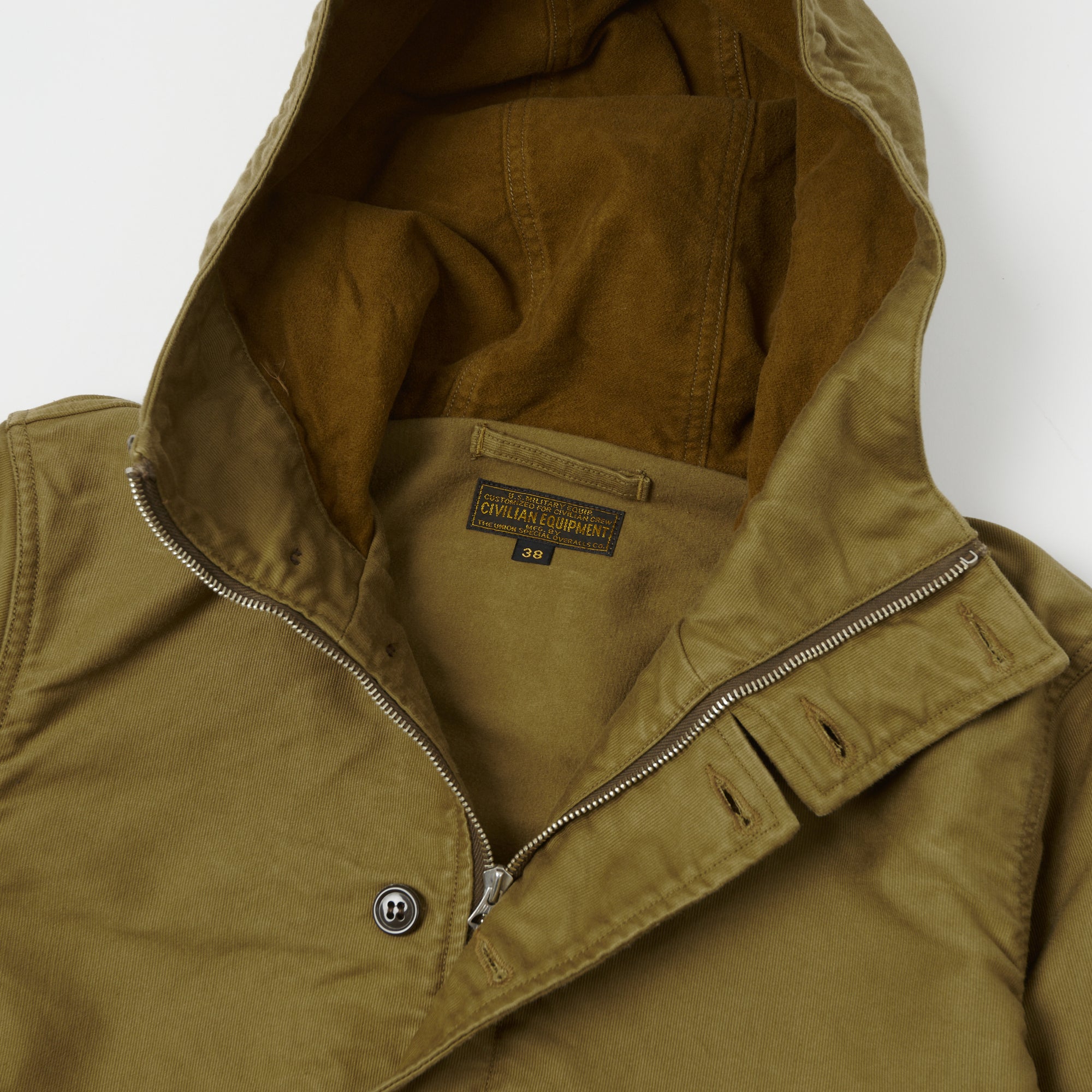 Freewheelers & Co U.S. Army Deck Worker Parka - Khaki Beige