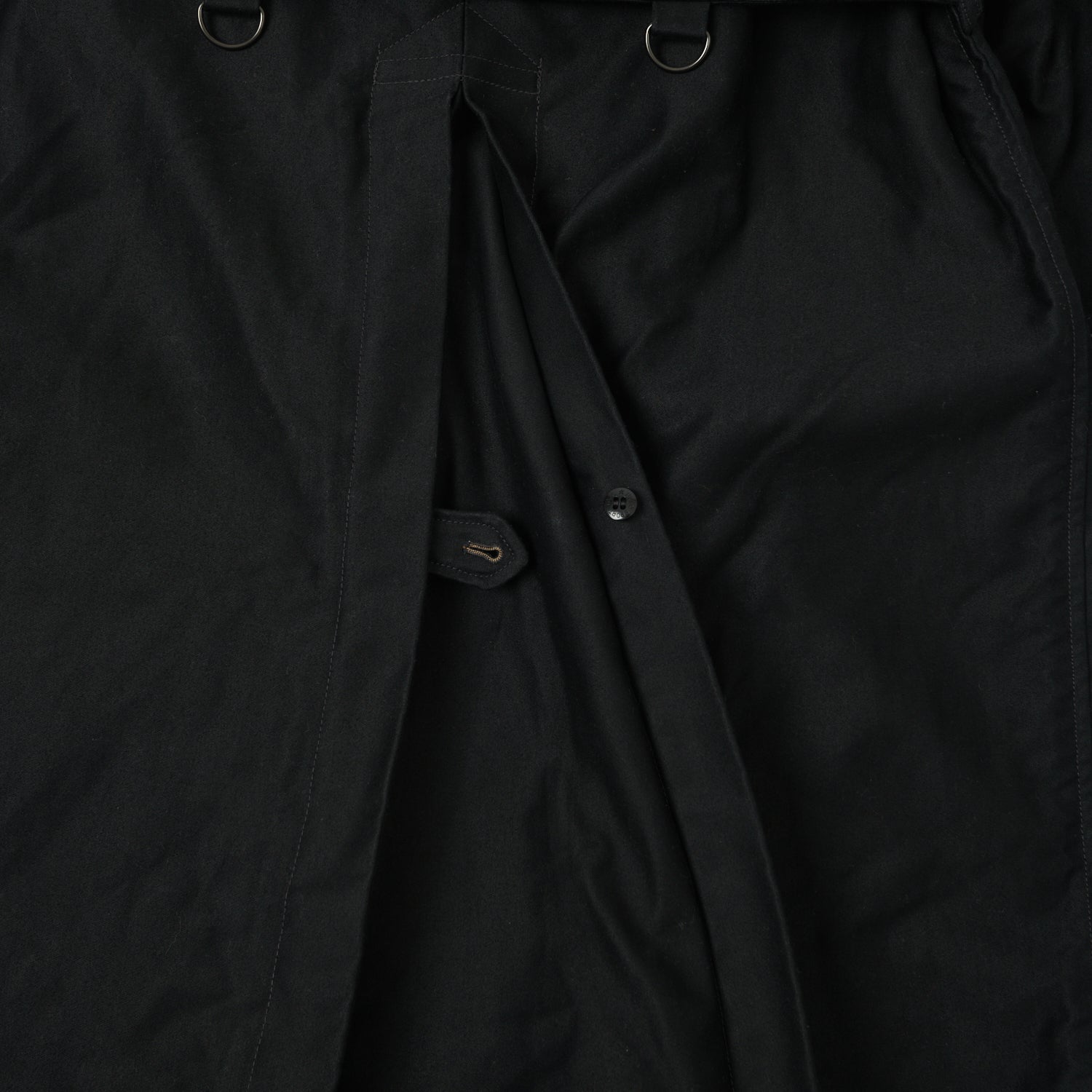 Freewheelers & Co Great Lakes 'Gifford' Trench Coat - Deep Black