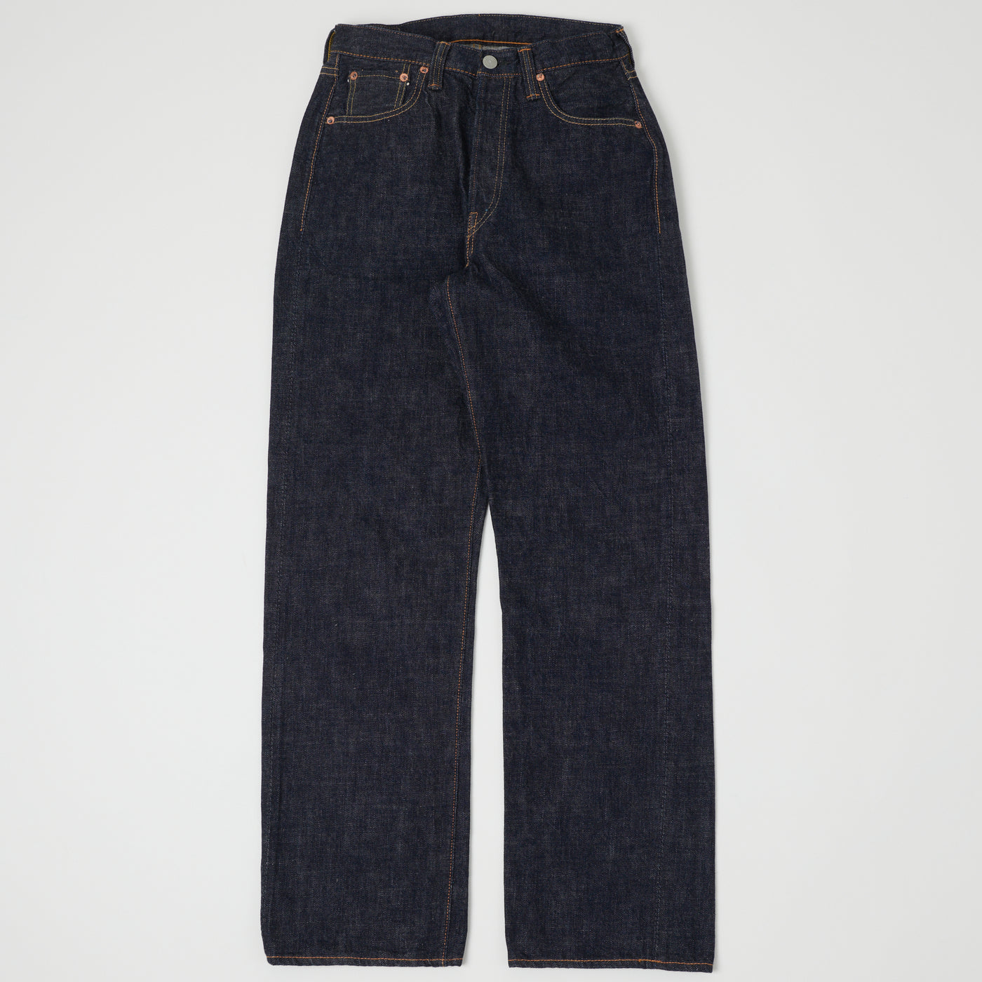 FULLCOUNT 0105 13.7oz Wide Straight Jean - One Wash