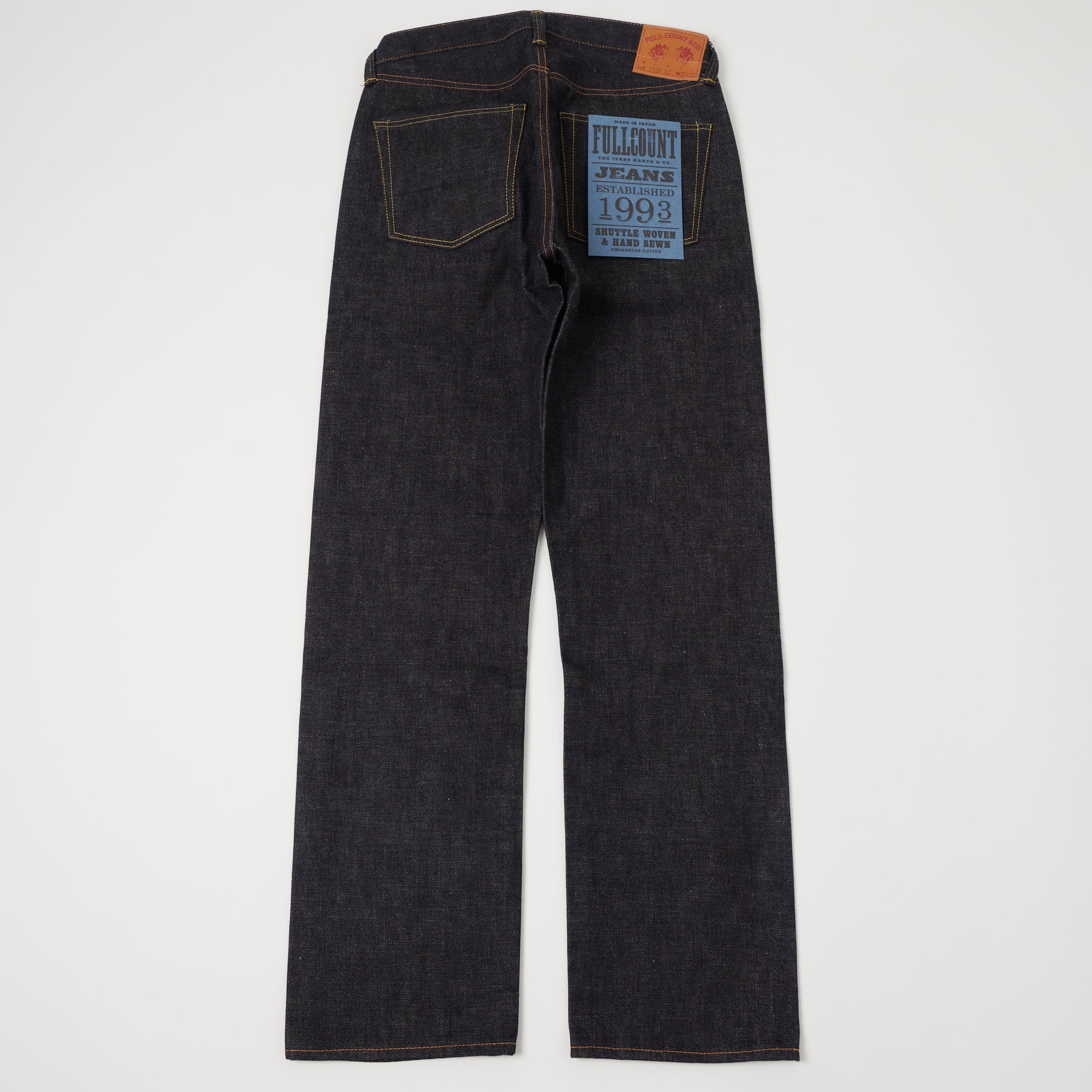 FULLCOUNT 1101XX 15.5oz Loose Straight Jean - Raw