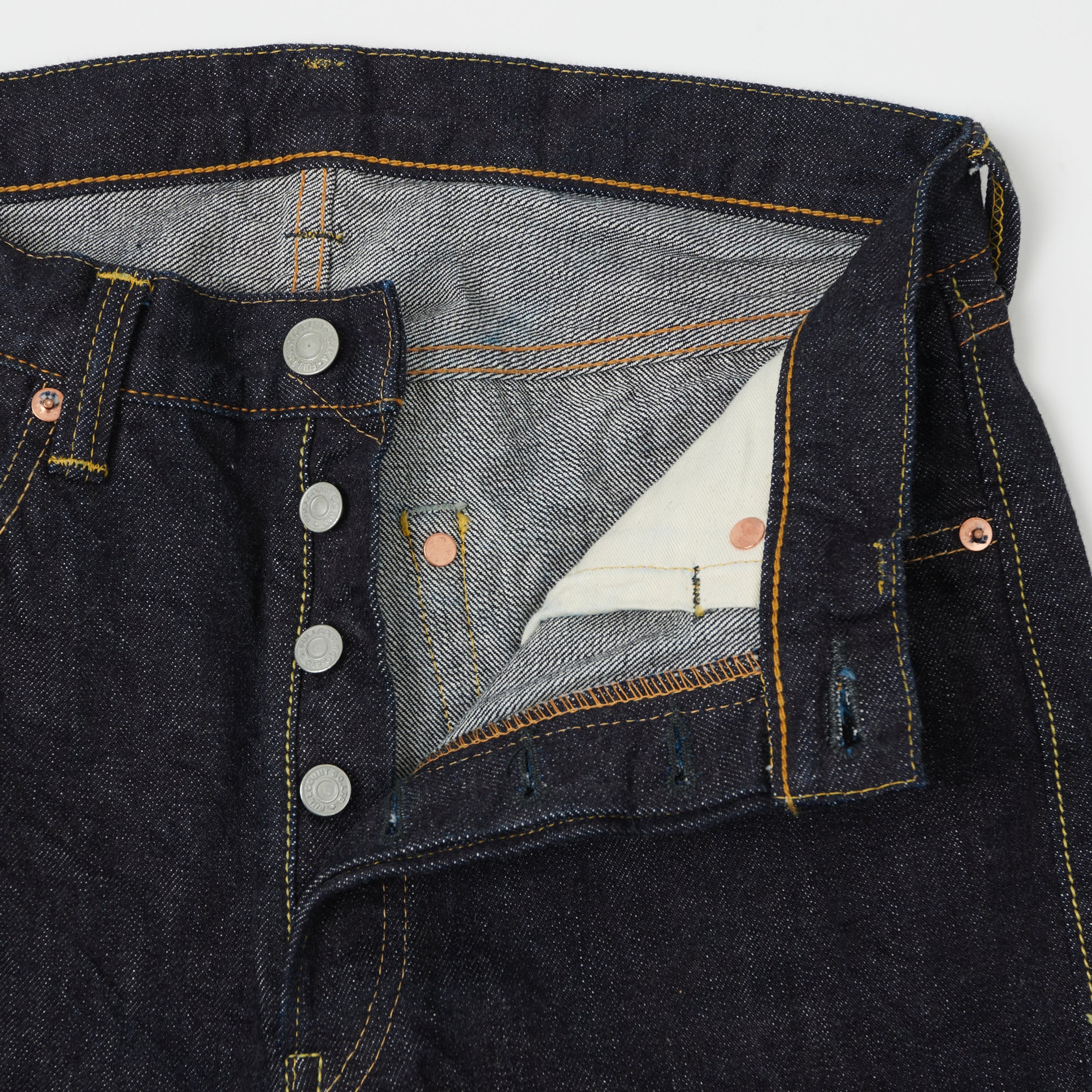 FULLCOUNT 1101XX 15.5oz Loose Straight Jean - One Wash